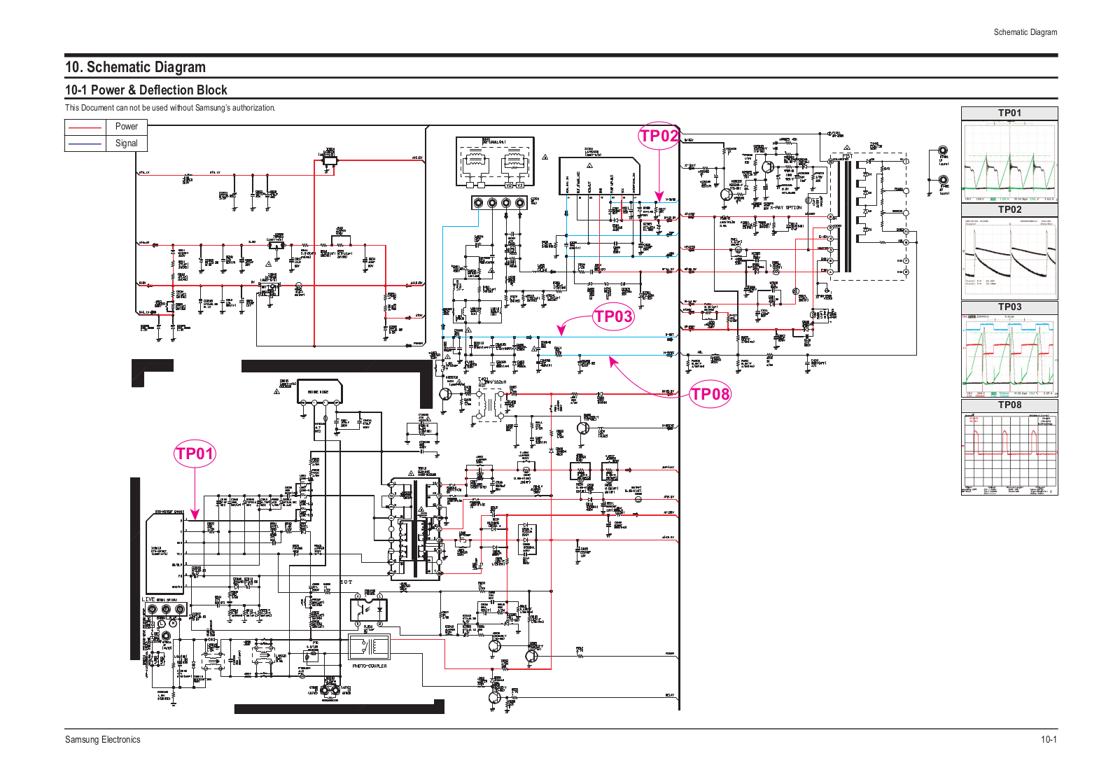 Samsung K-16A, CL-21M6MQ Schematic