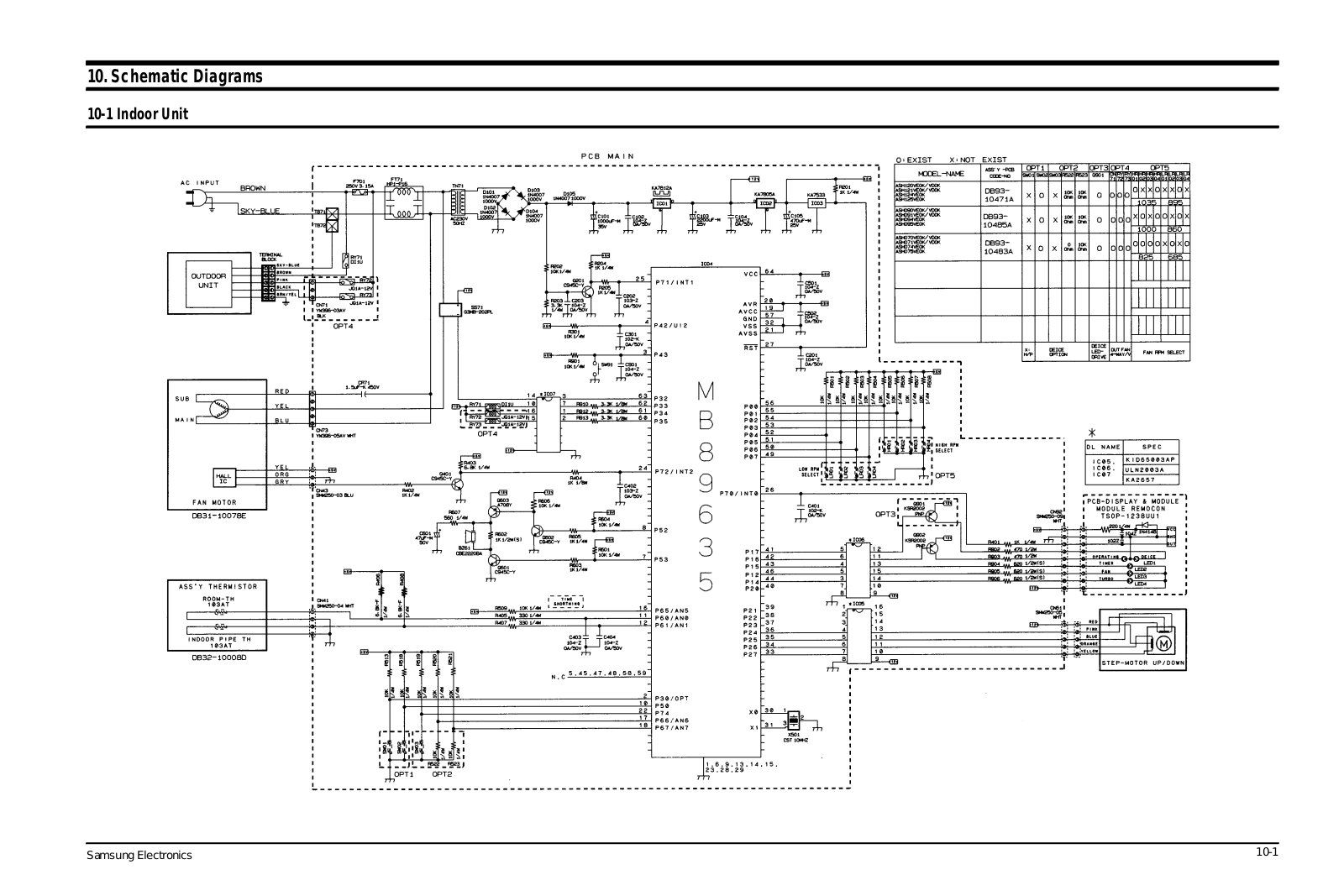 Samsung ASH070, ASH070VE0K-ANA Schematics Diagram