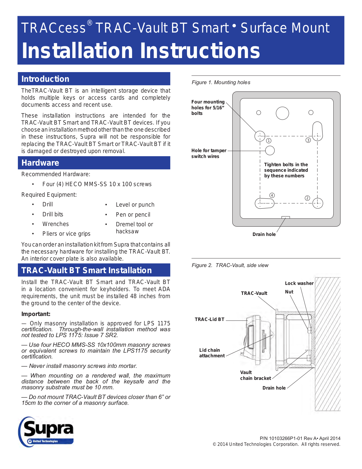 UTC Fire and Security Americas 10103199G1 User Manual