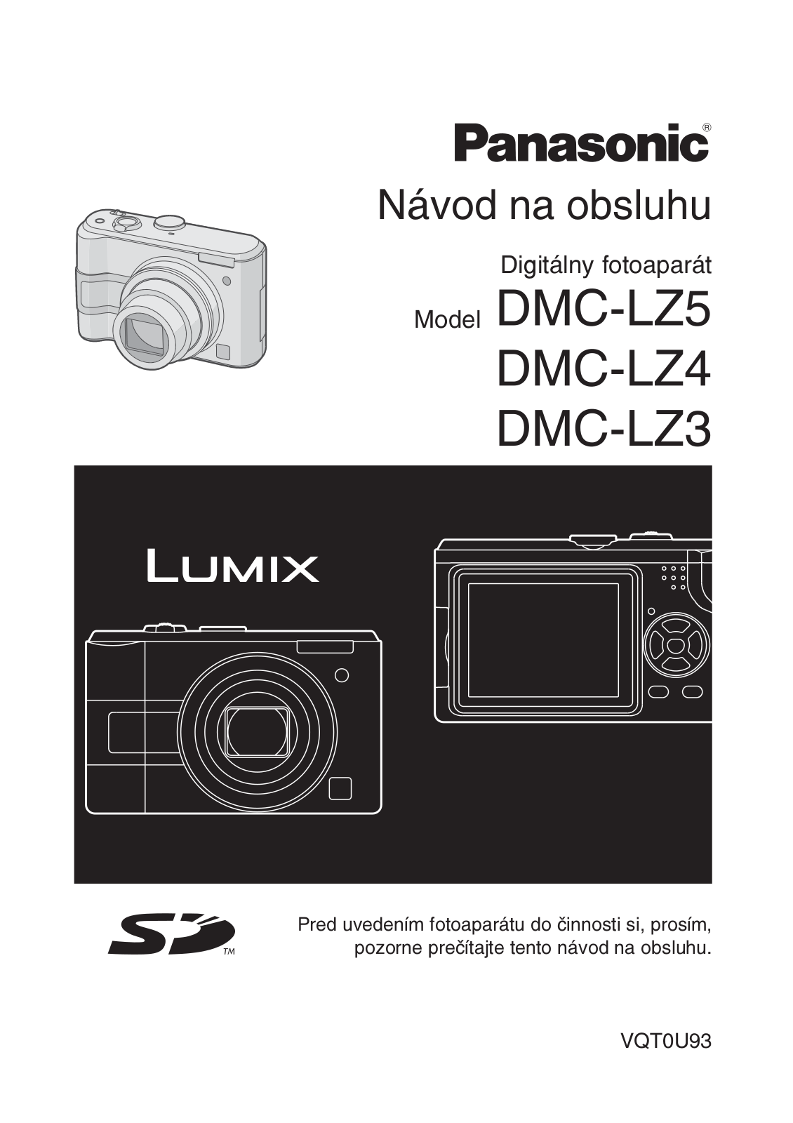 Panasonic DMC-LZ4, DMC-LZ5 User Manual