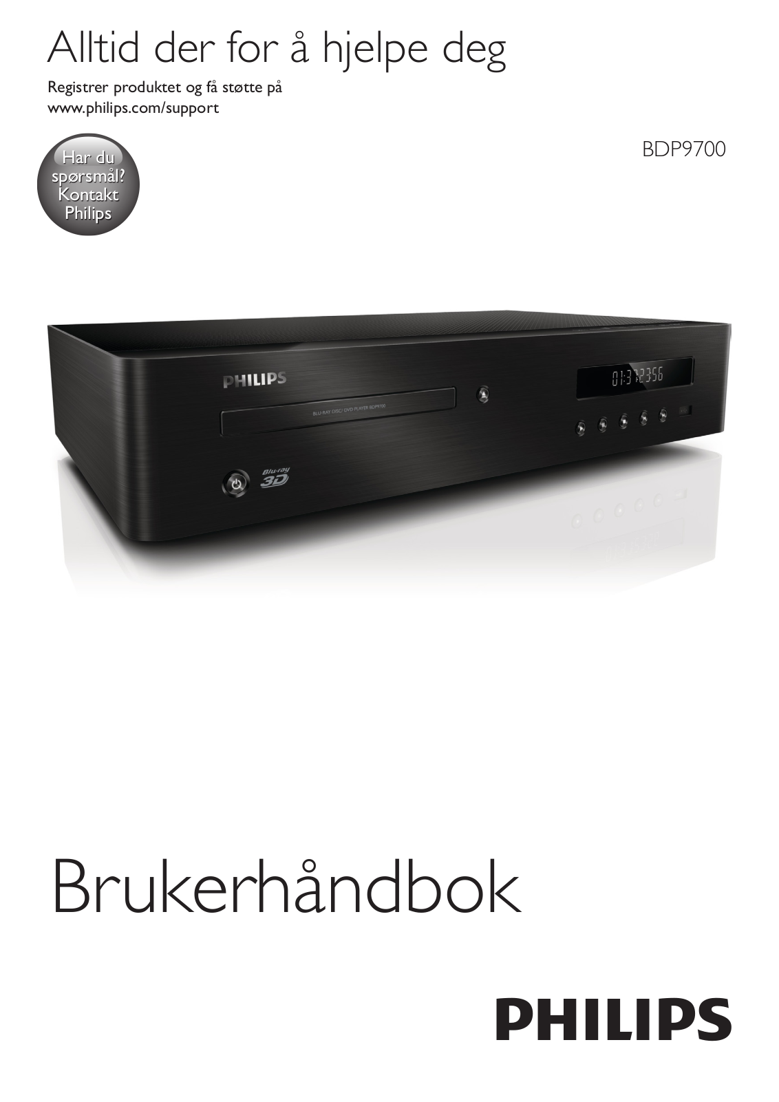 PHILIPS BDP9700 User Manual