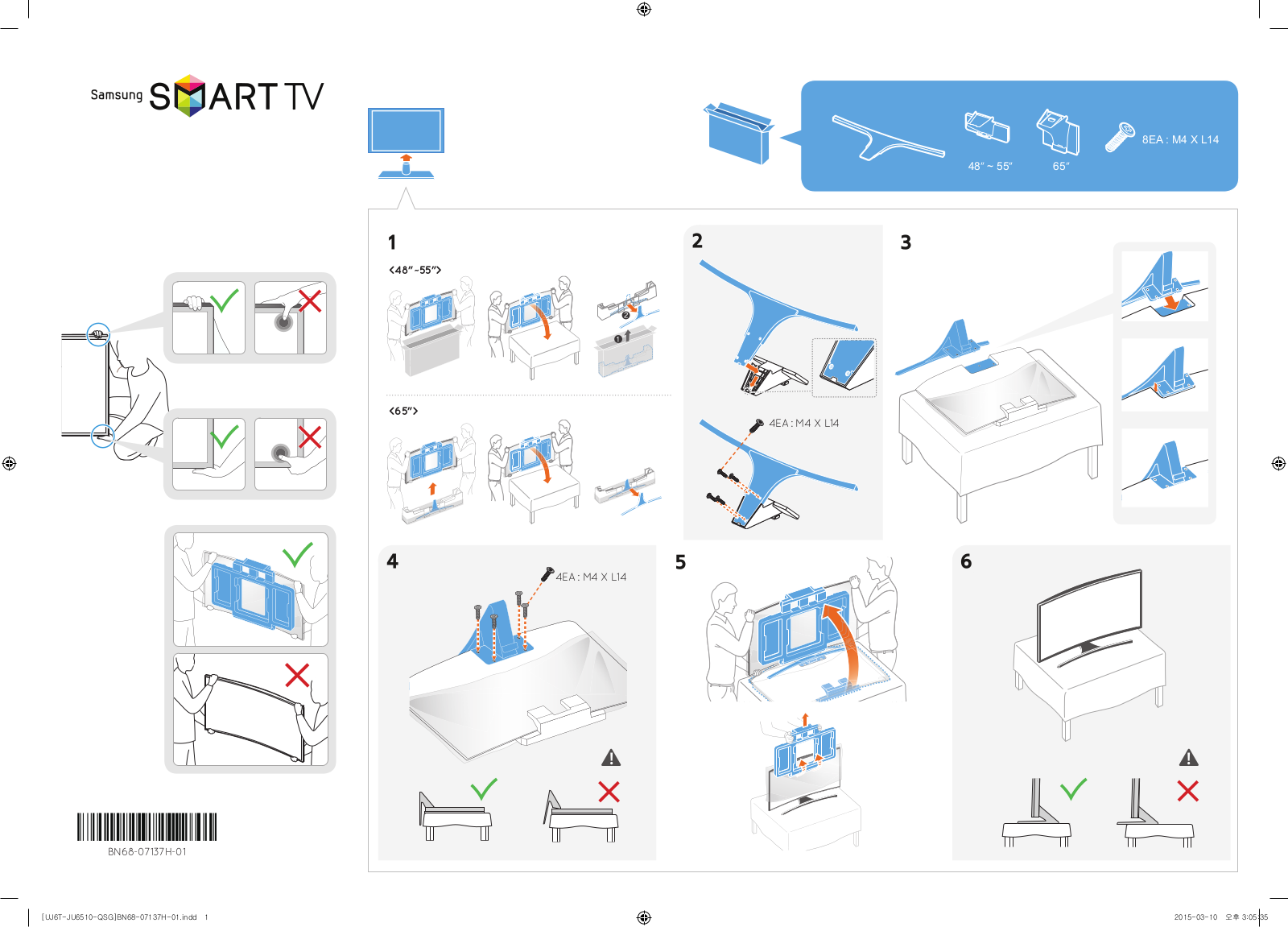 Samsung UE65JU6800 User manual