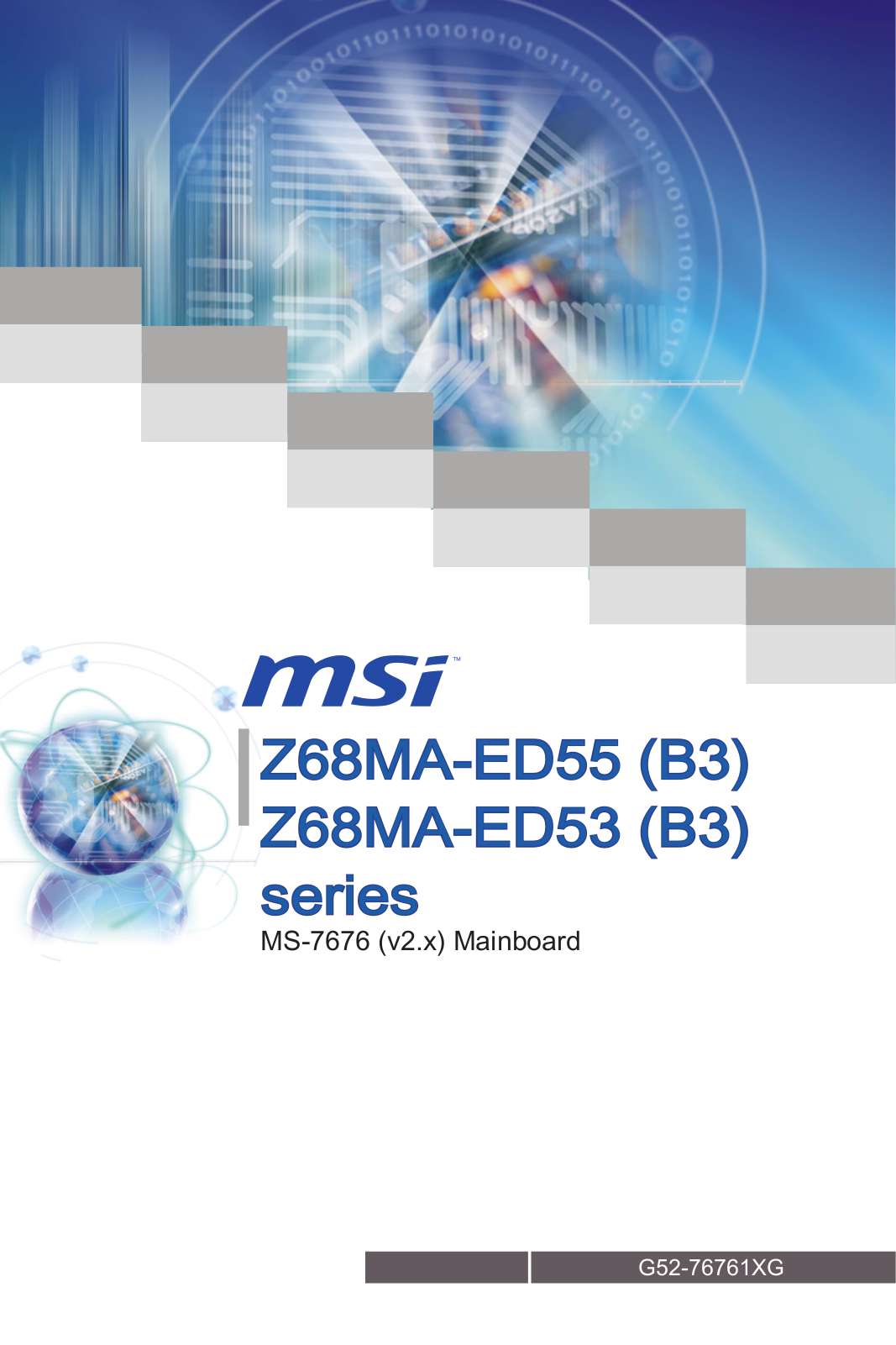 MSI Z68MA-ED55 B3 User Manual