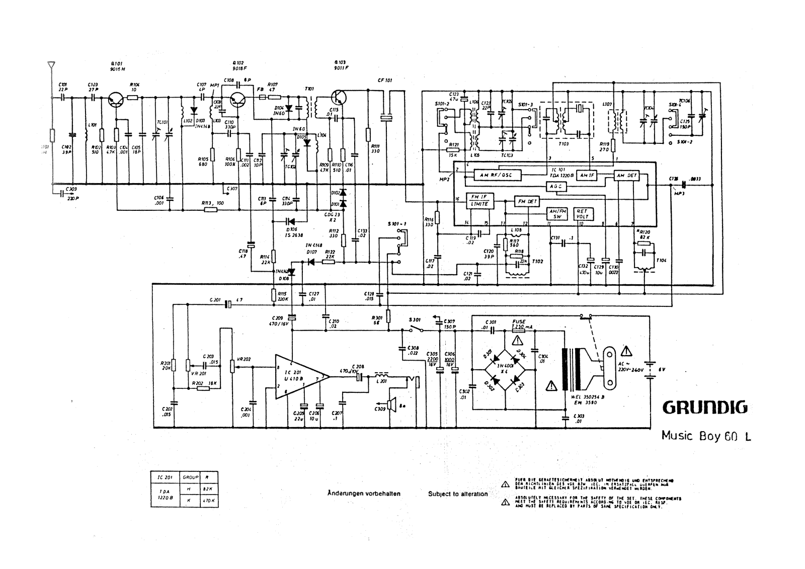 Grundig Music-Boy-60-L Schematic