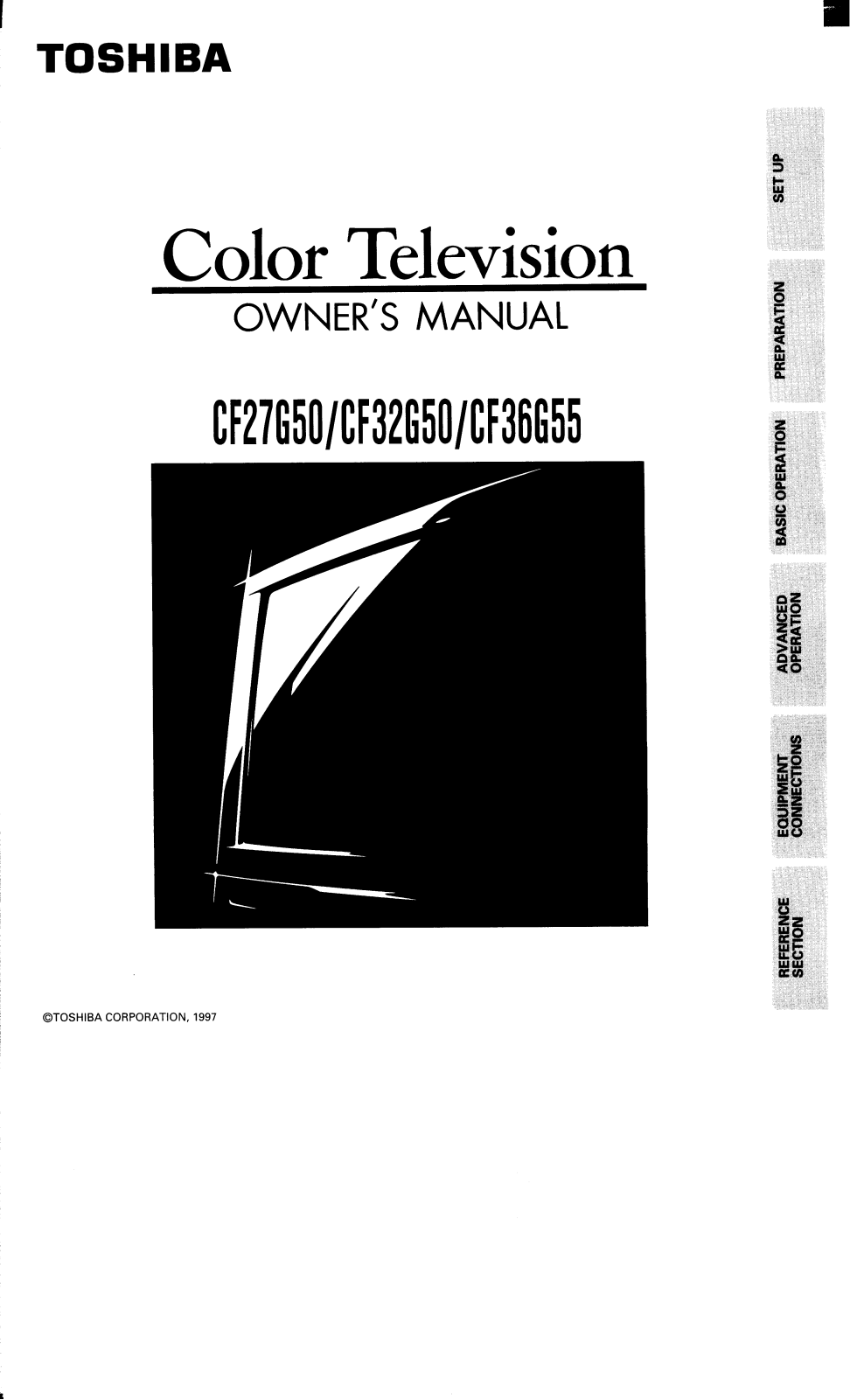 Toshiba CF36G55 User Manual