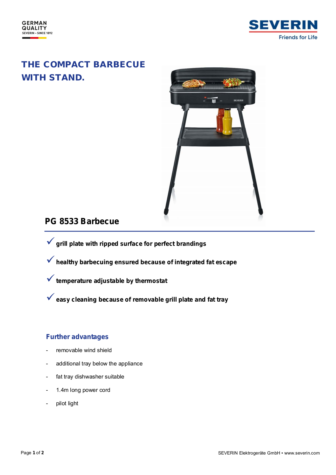 Severin PG 8533 User Manual