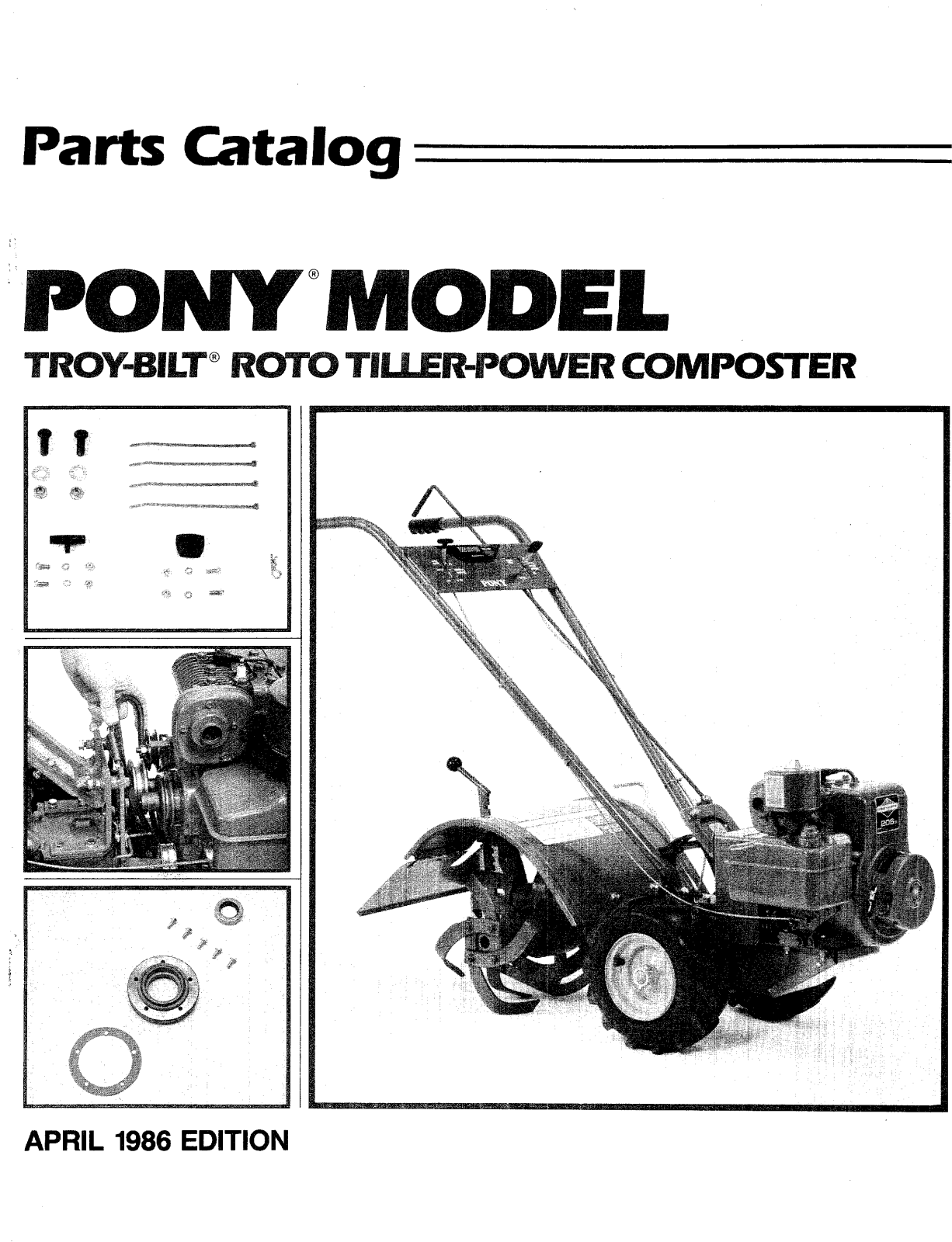 troy bilt PONY owners Manual