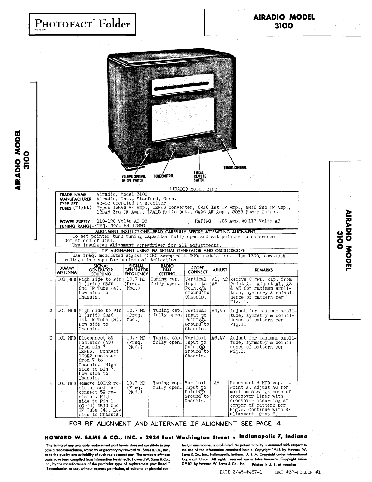 Airadio 3100 schematic