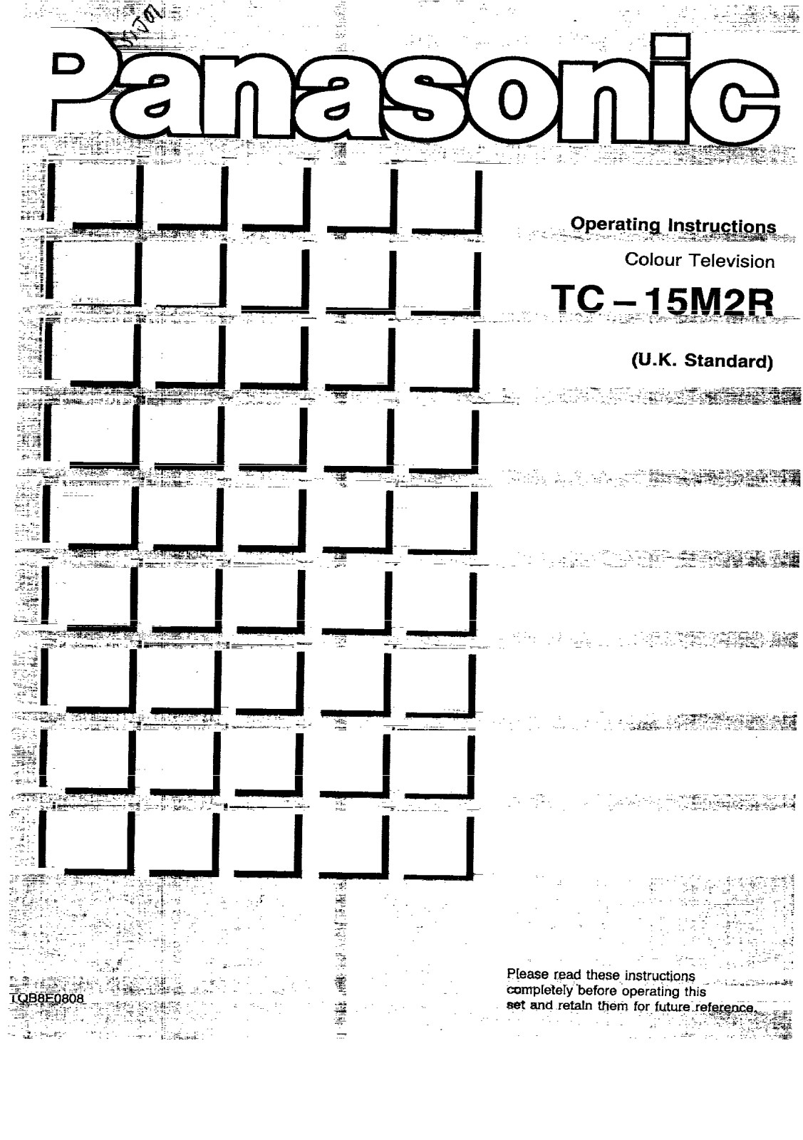 Panasonic TC-15M2R User Manual