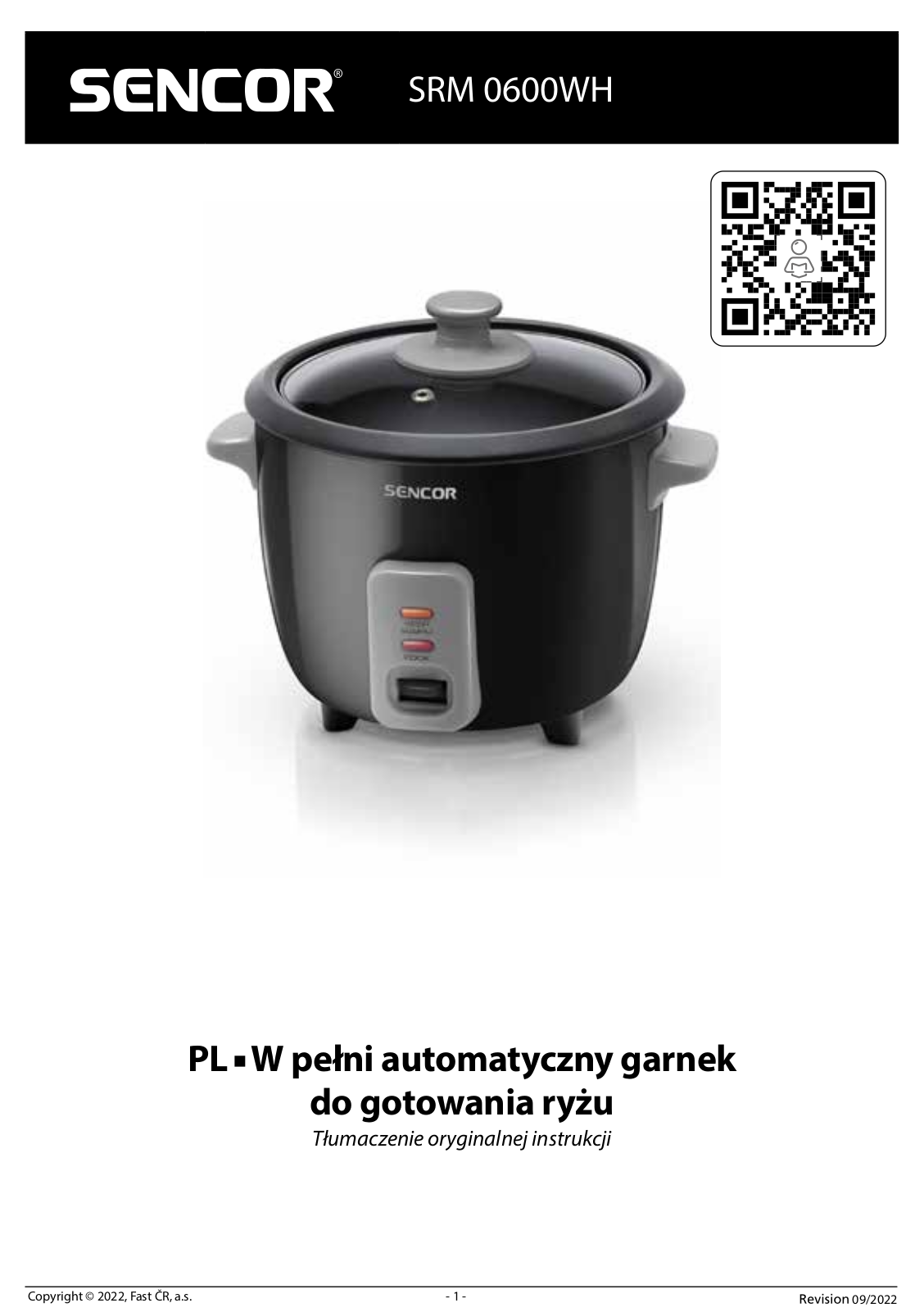 SENCOR SRM 0601BK User guide - ManualMachine.com