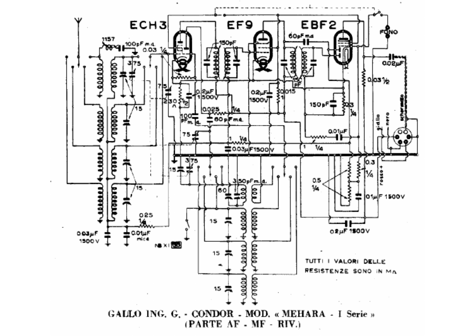 Condor mehara i schematic