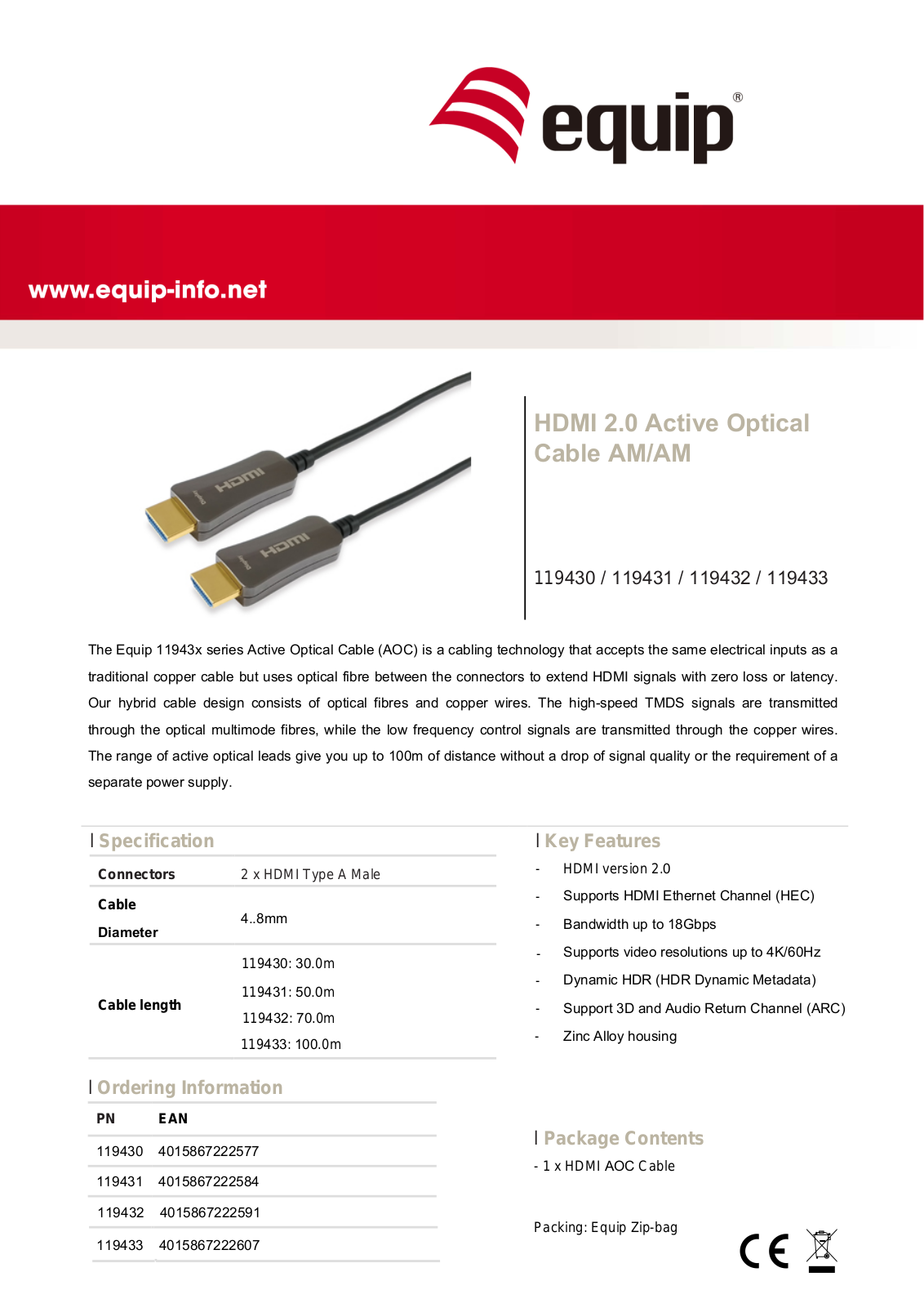 equip 119432, 119430, 119433, 119431 User guide - ManualMachine.com
