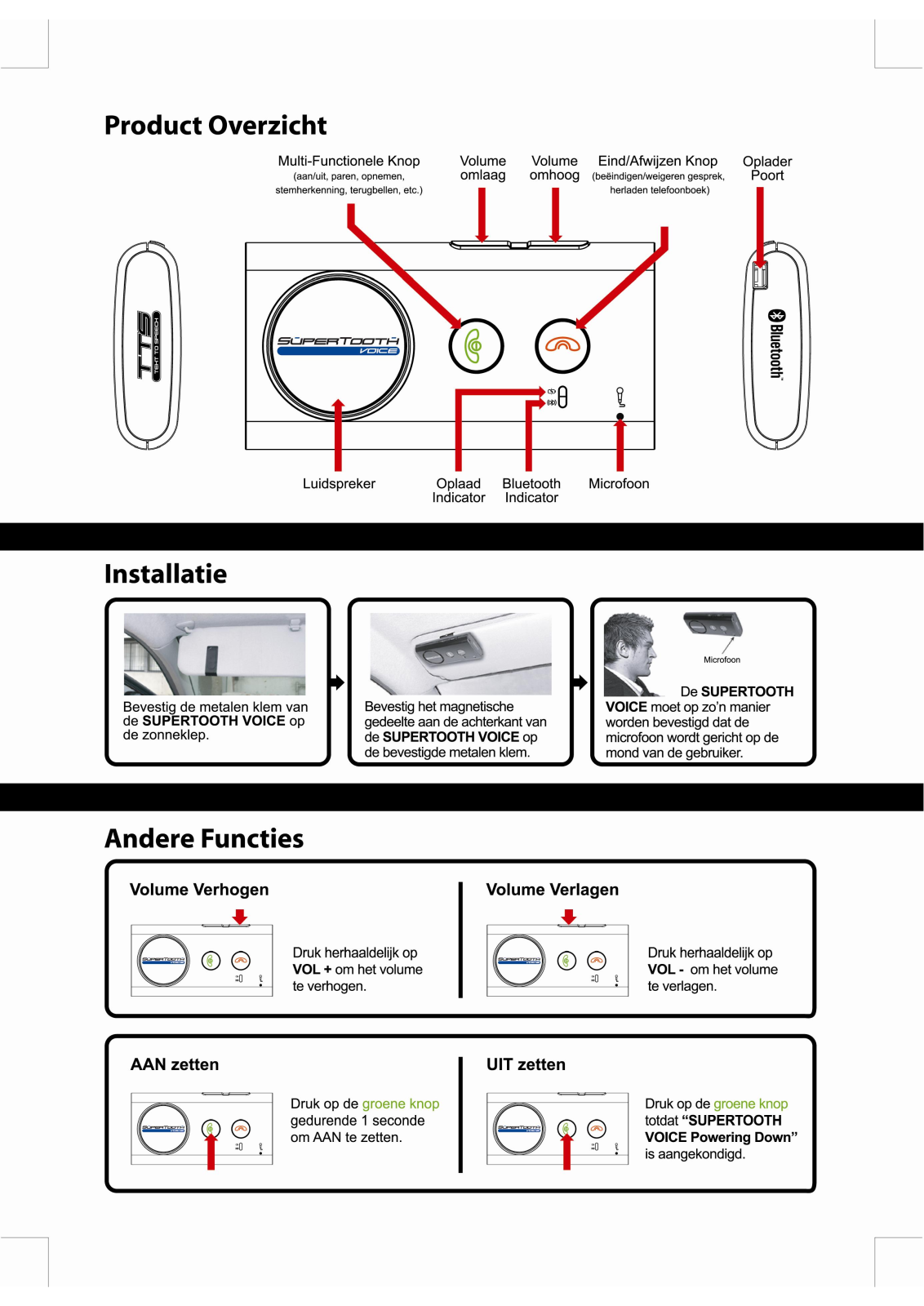 Supertooth VOICE User Manual