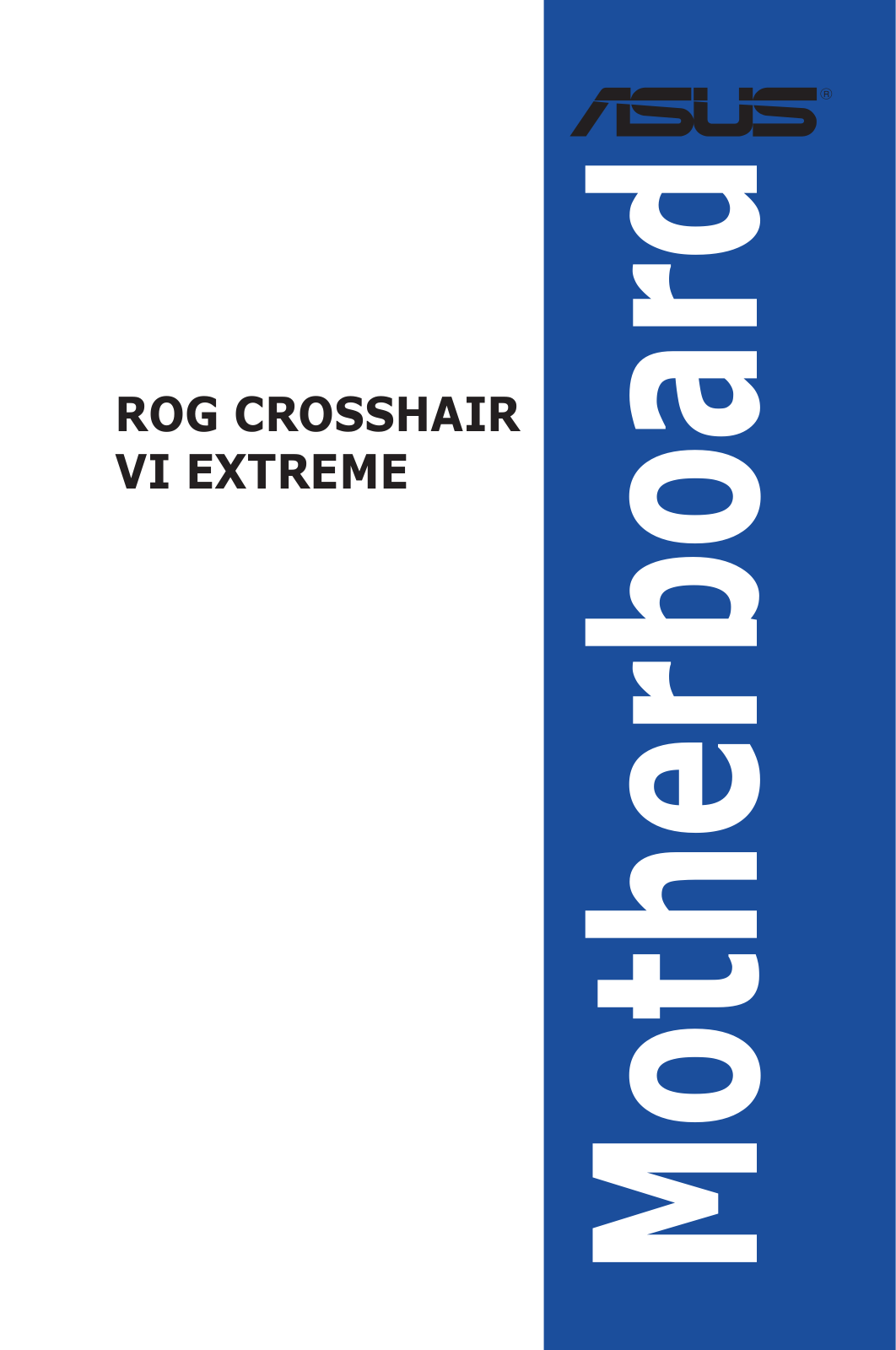 ASUS ROG Crosshair VI Extreme Service Manual