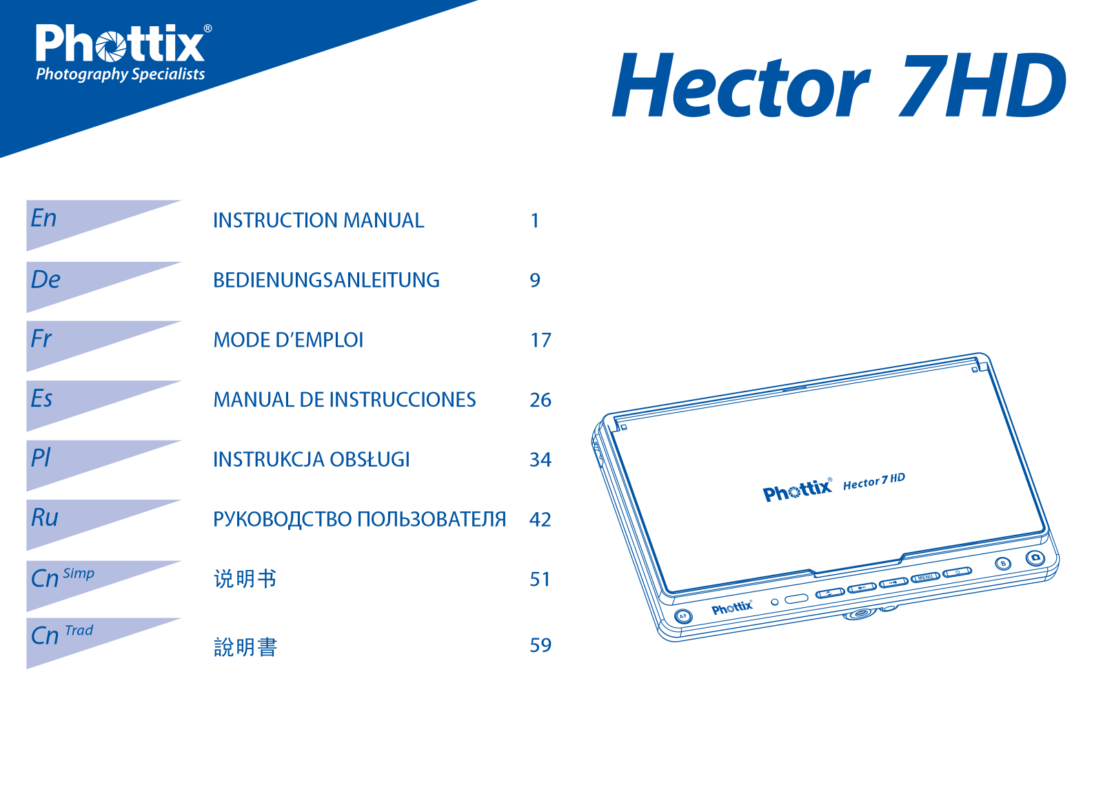 Phottix Hector 7HD User Manual