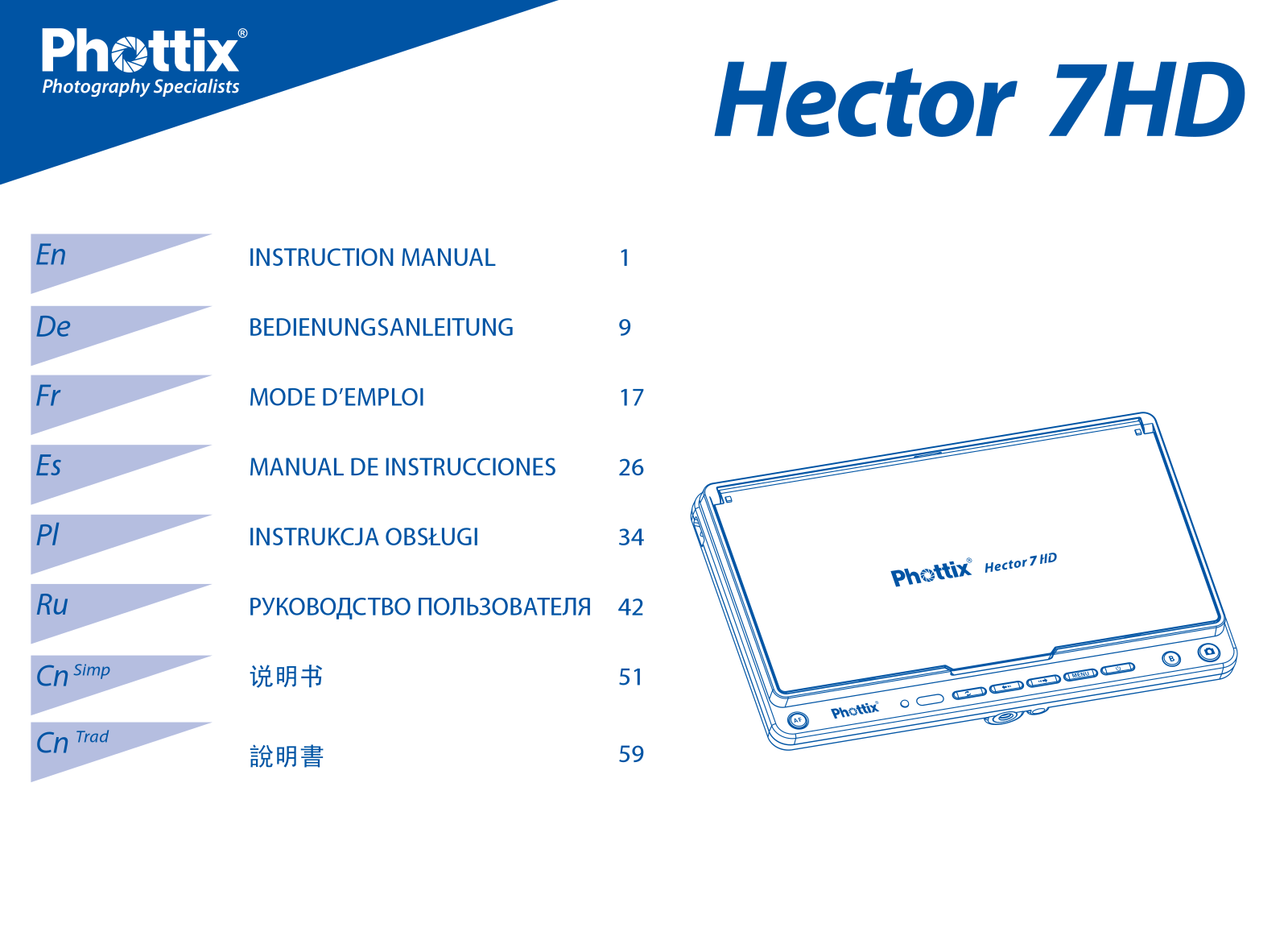 Phottix Hector 7HD User Manual - ManualMachine.com