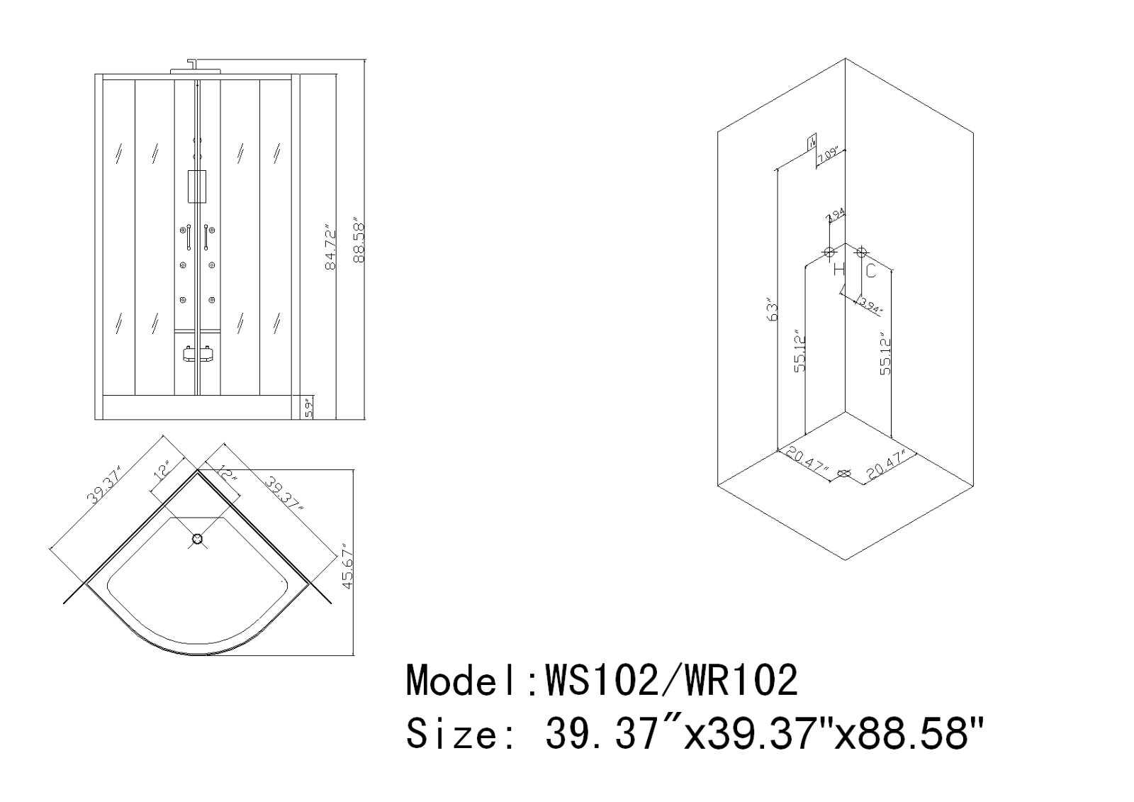 Athena NTEA1004 Dimensions - ManualMachine.com