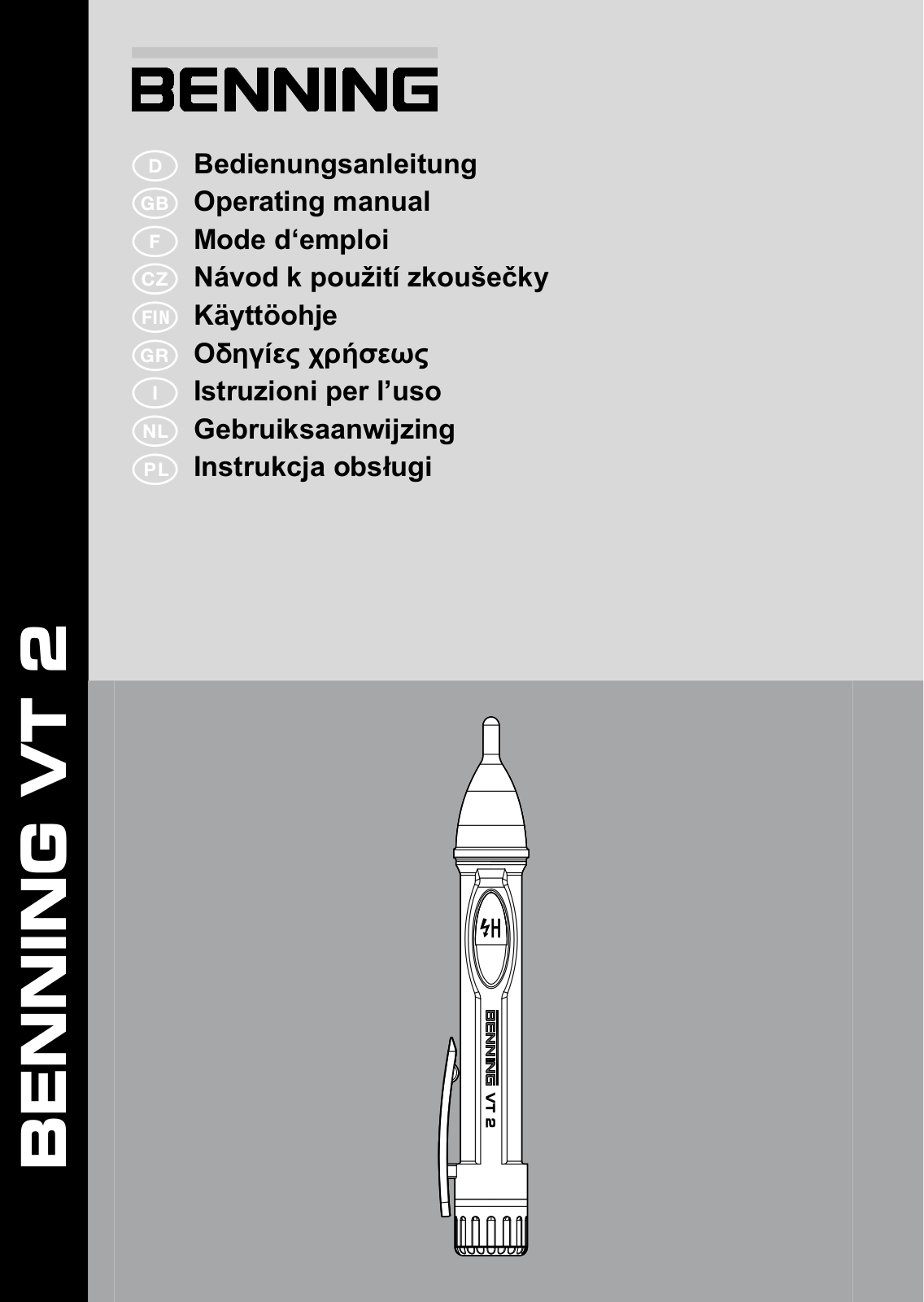 Benning VT 2 operation manual