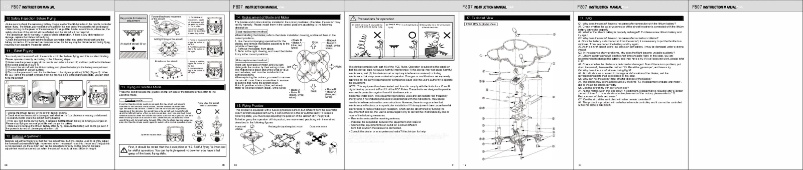 SHANTOU F807 User Manual