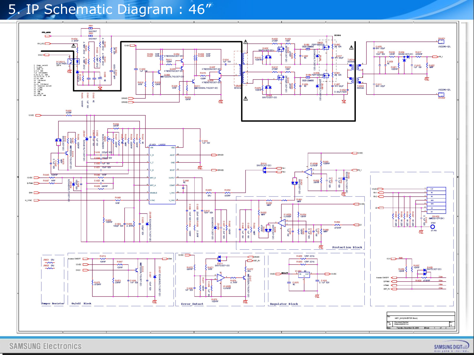 Samsung BN44-00265B Schematic