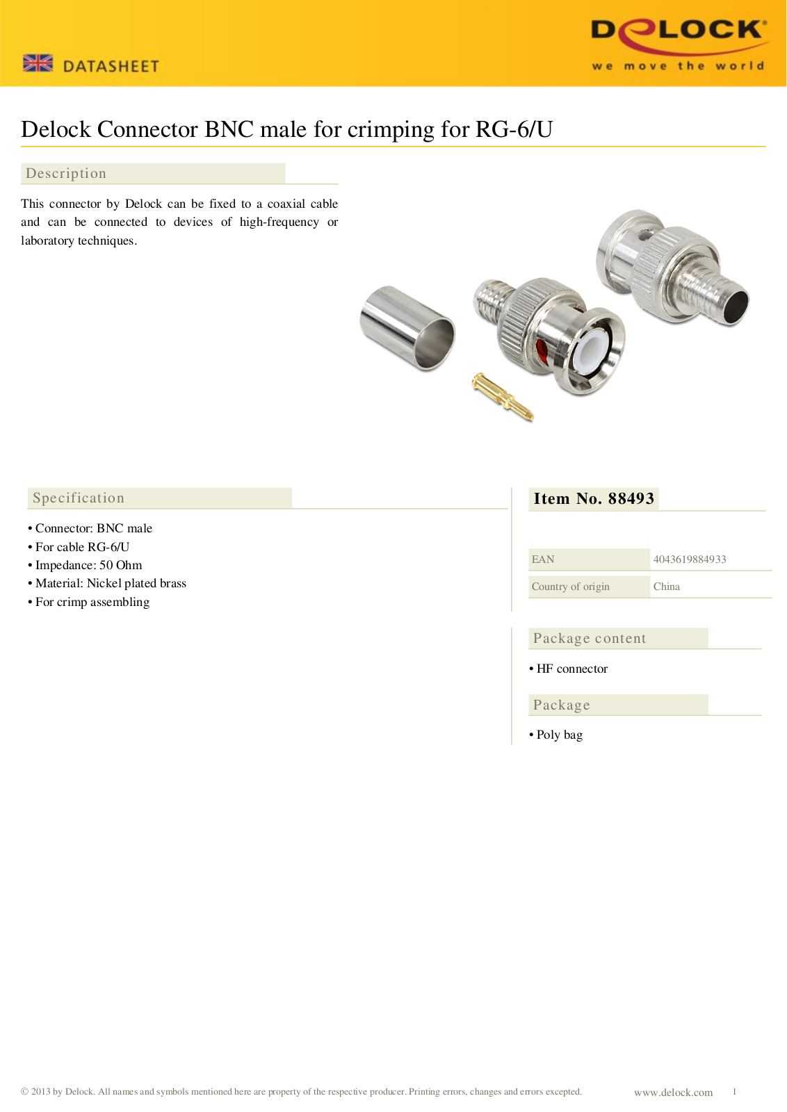 DeLOCK 88493 User Manual