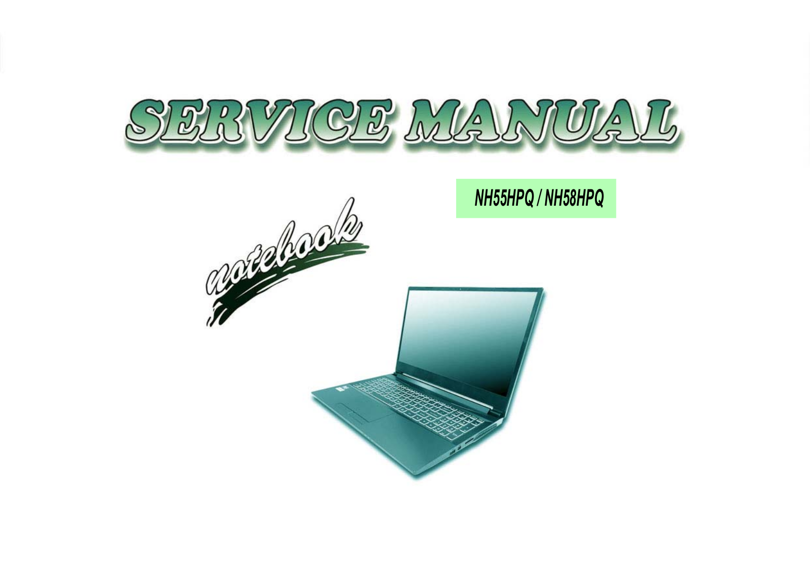 Clevo NH55HPQ, NH58HPQ service manual