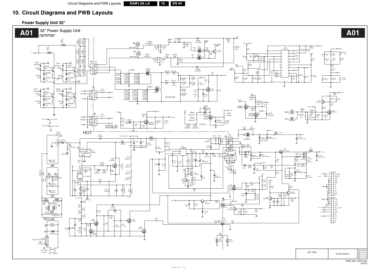 Philips PLHC-A961A Schematic