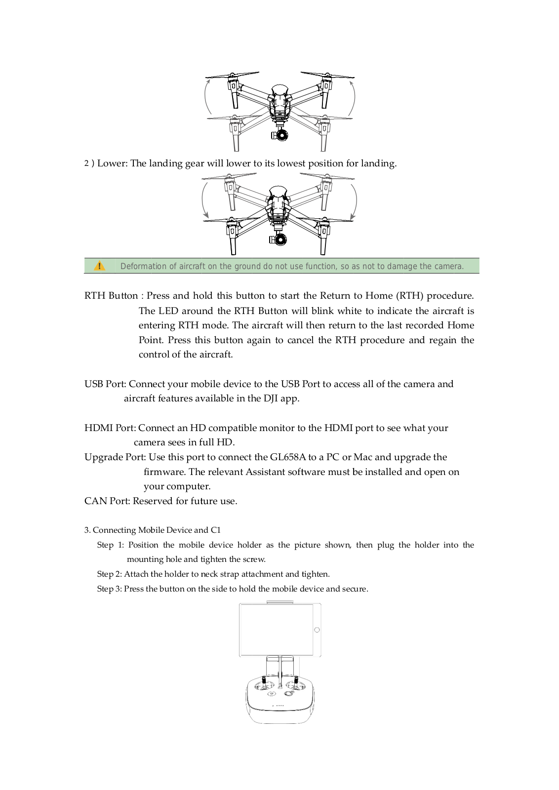 SZ DJI TECHNOLOGY GL6581502 Users manual