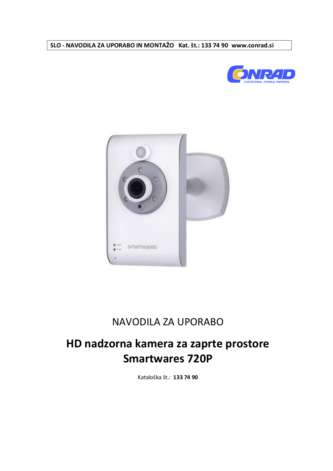 Smartwares 720P User Manual