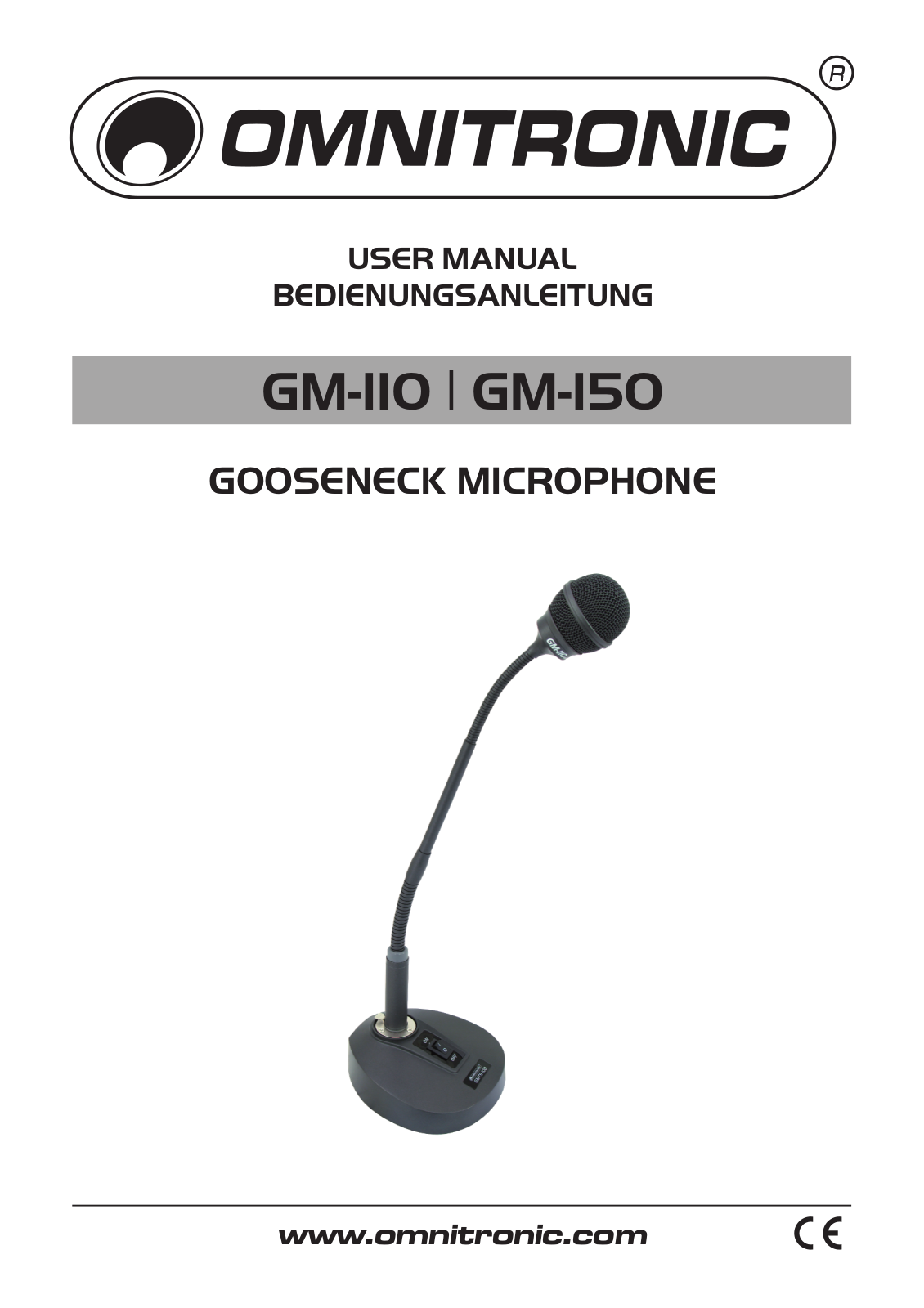 Omnitronic GM-110, GM-150 User Manual