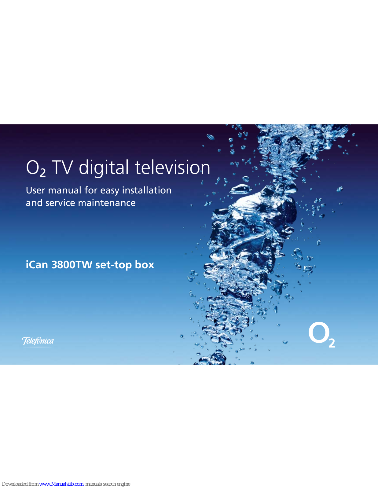 O2 iCan 3800TW set-top box User Manual