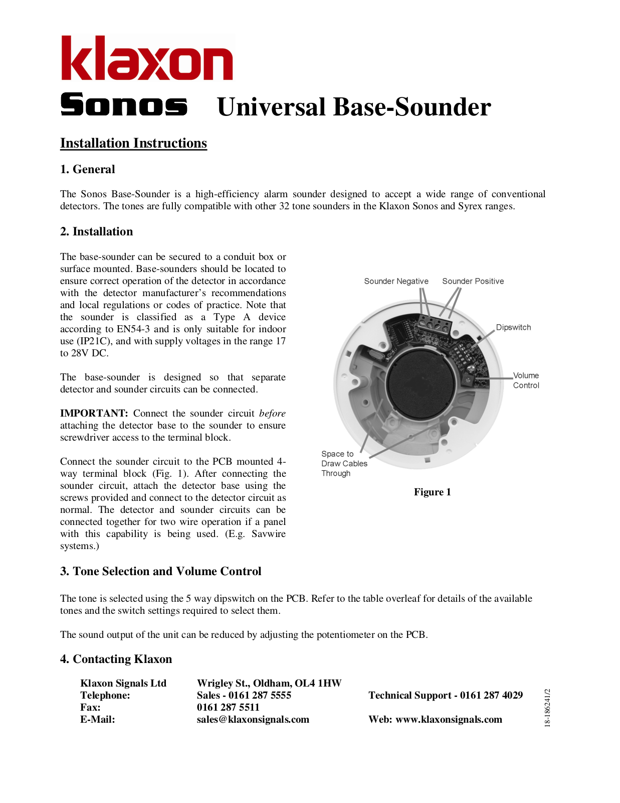 Klaxon Sonos Installation Instruction