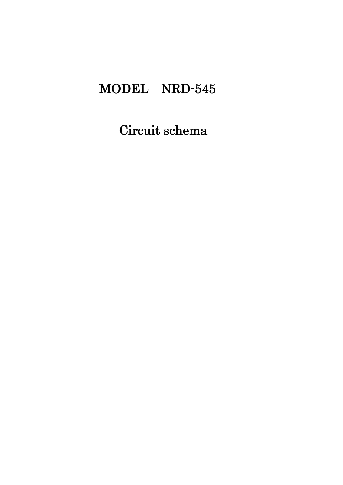 JRC NRD-545 Schematics - ManualMachine.com