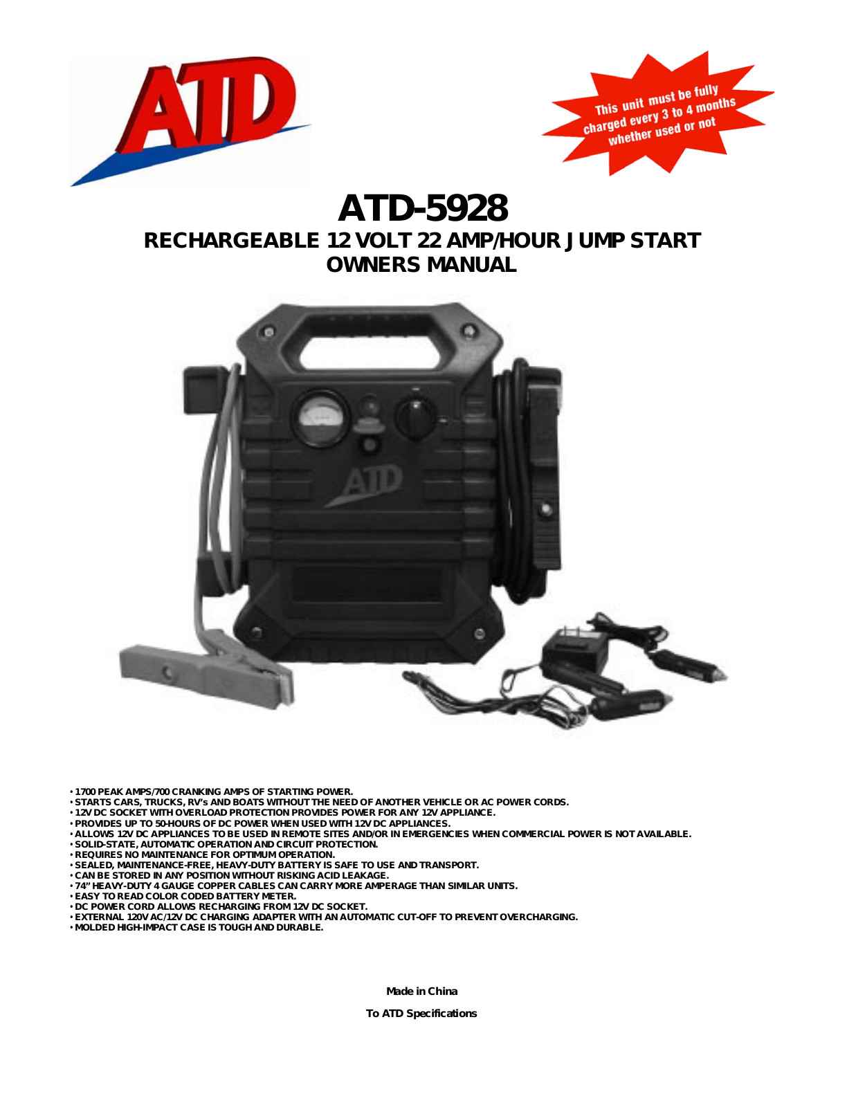 ATD Tools atd-5928 User Manual