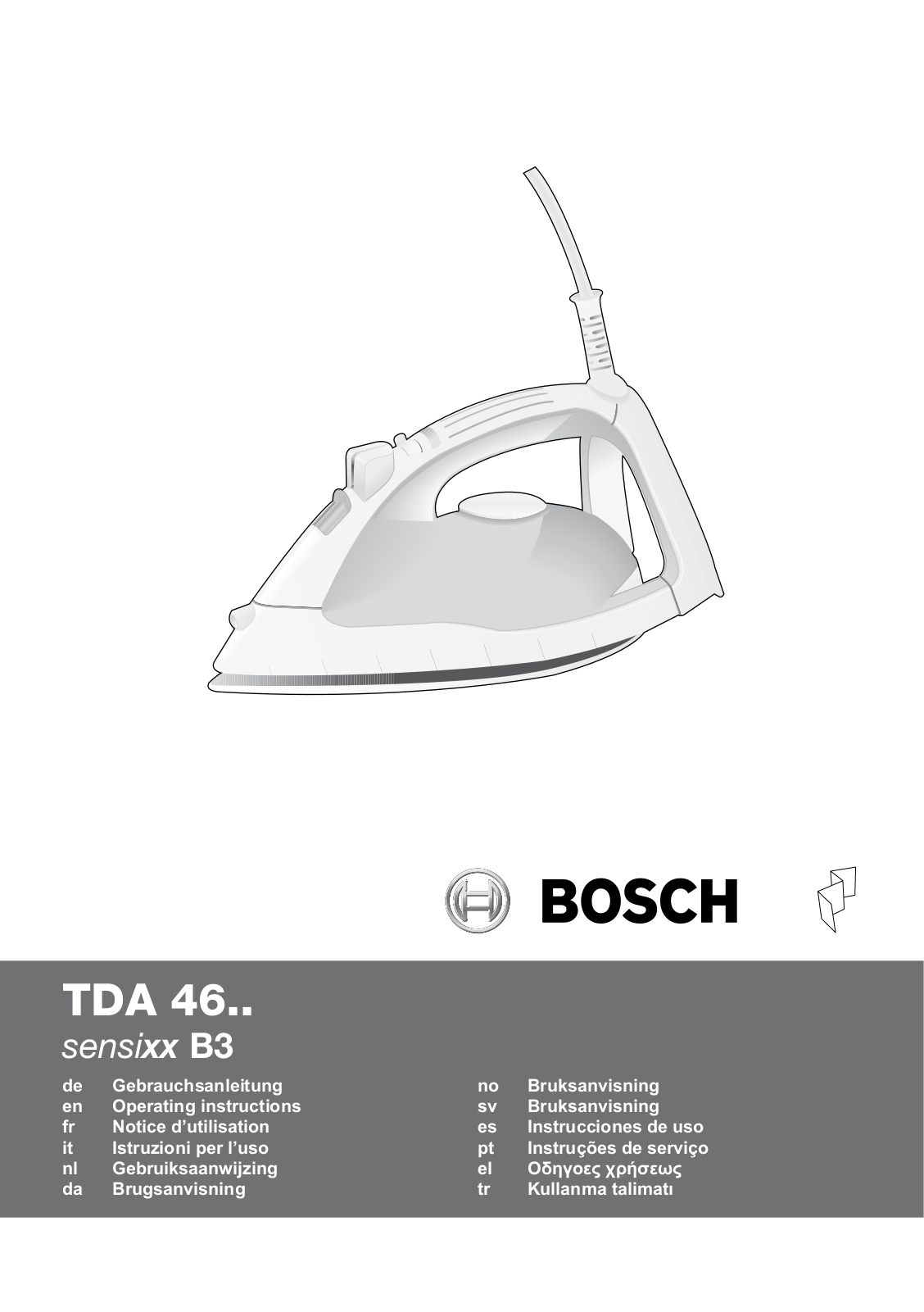 BOSCH TDA4610, TDA4622, TDA4620, TDA4630 User Manual