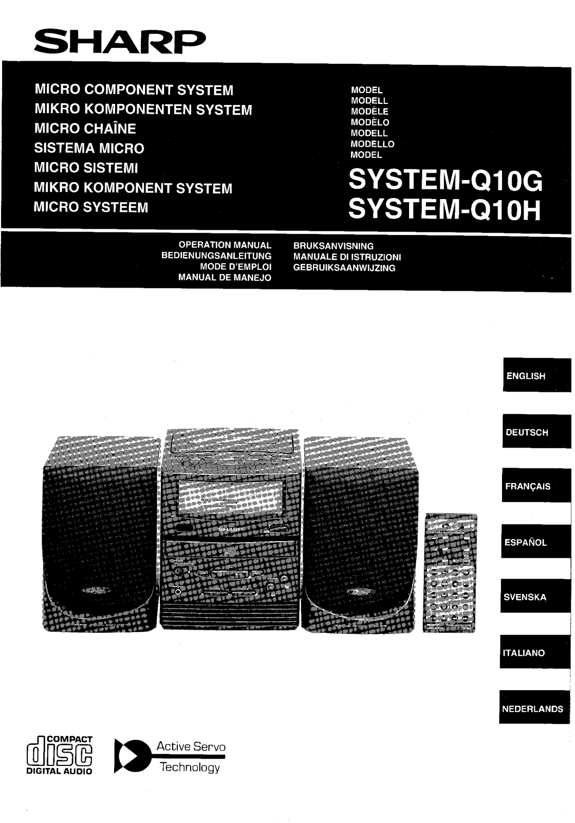 Sharp SYSTEMQ10 User Manual