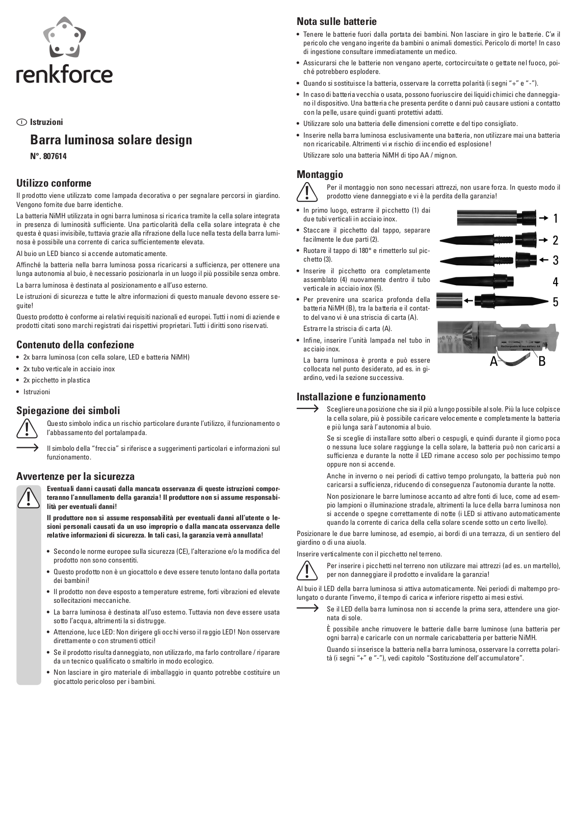 Renkforce DO103 User guide