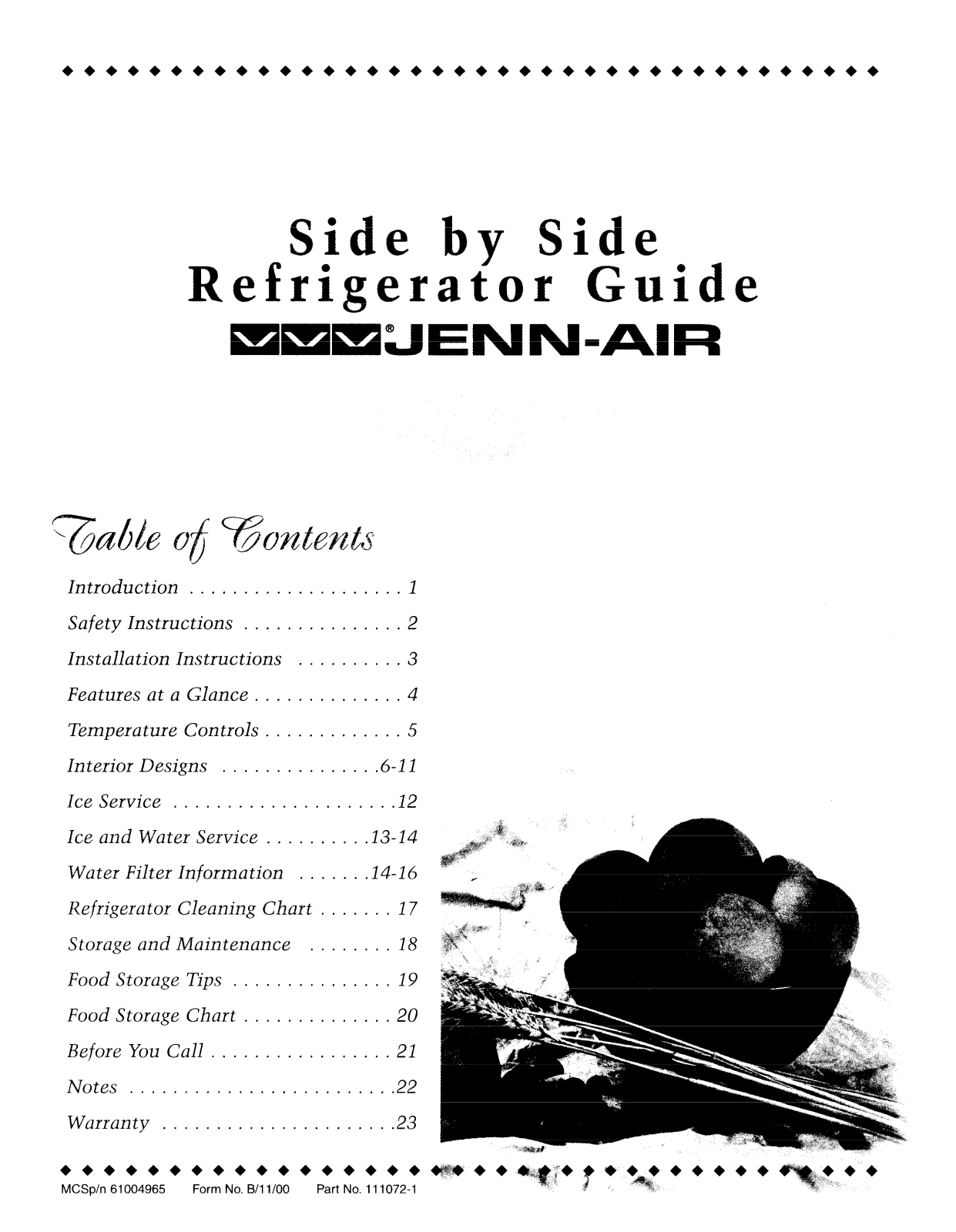 Jenn-Air JCD2389DES, MSD2354FRW, JSD2989AEA, MSD2756AEA, JSD2789AEA User Manual - ManualMachine.com