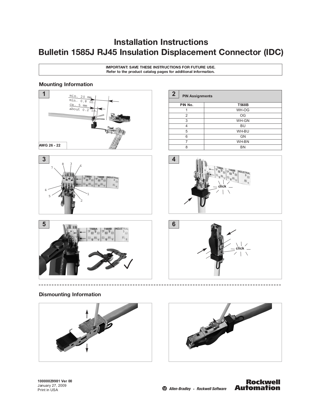 Rockwell Automation 1585J RJ45 User Manual