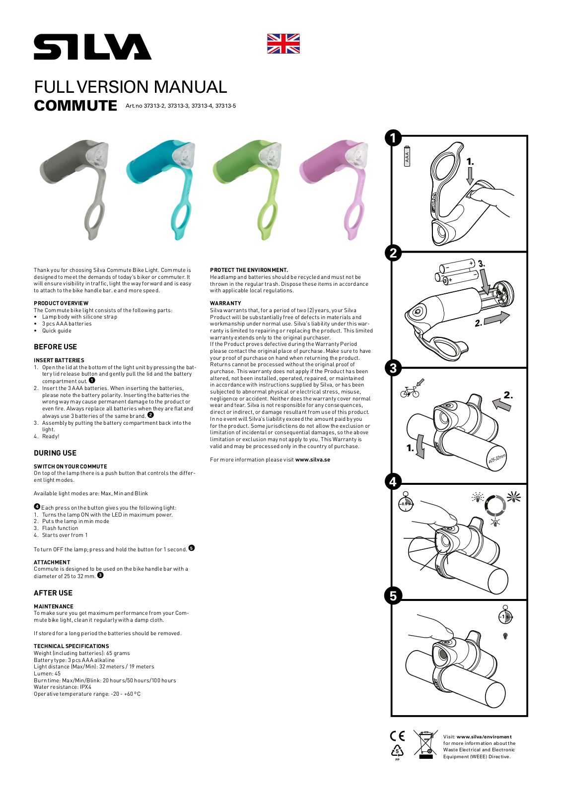 Silva Commute User Manual - ManualMachine.com