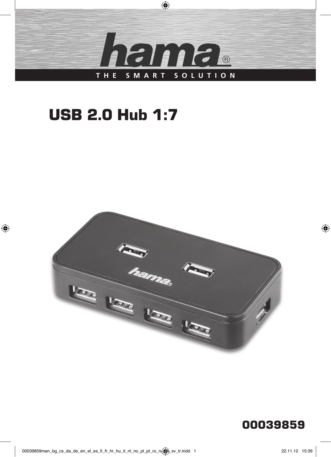 Hama USB 2.0 Hub 1:7 User guide