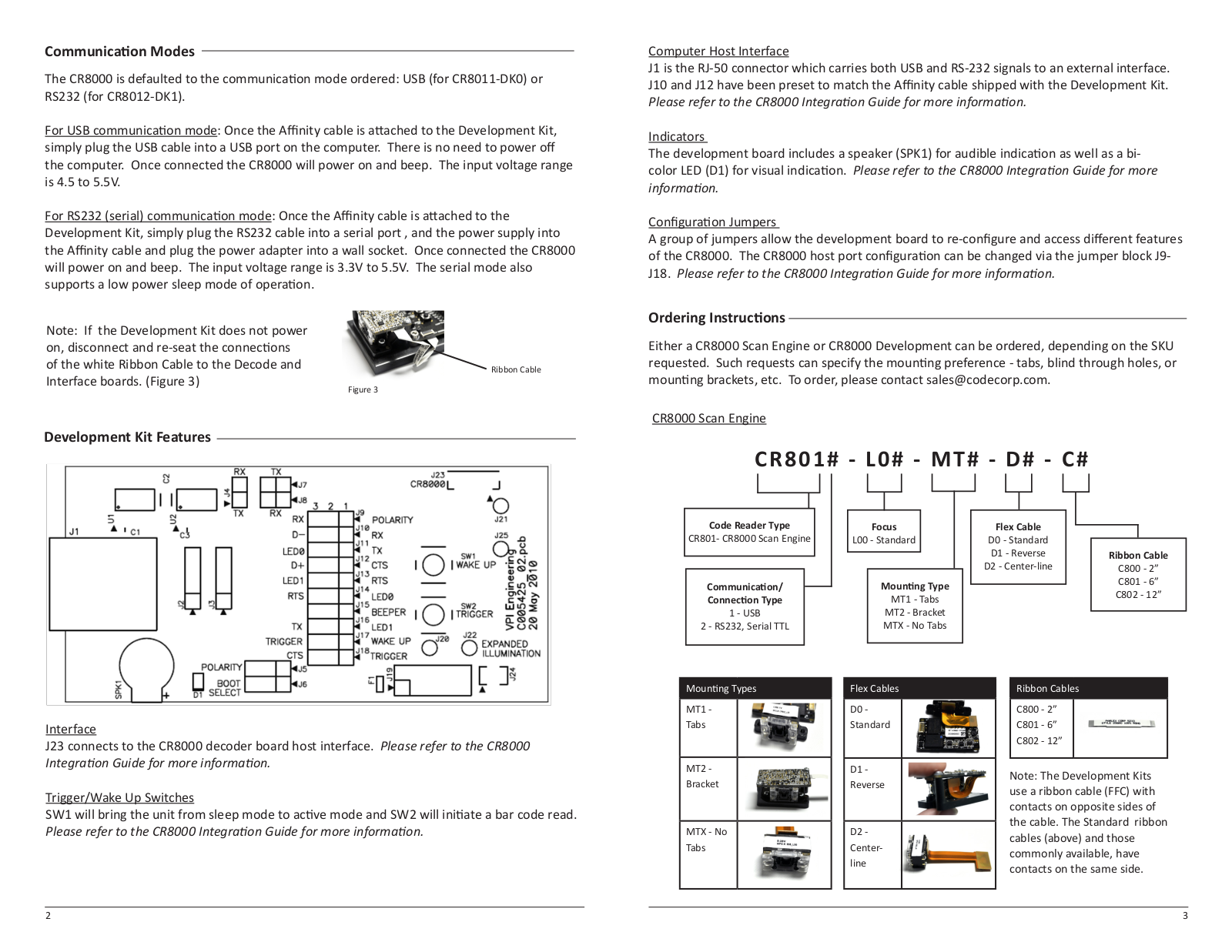 Code CR8000 Quick Start