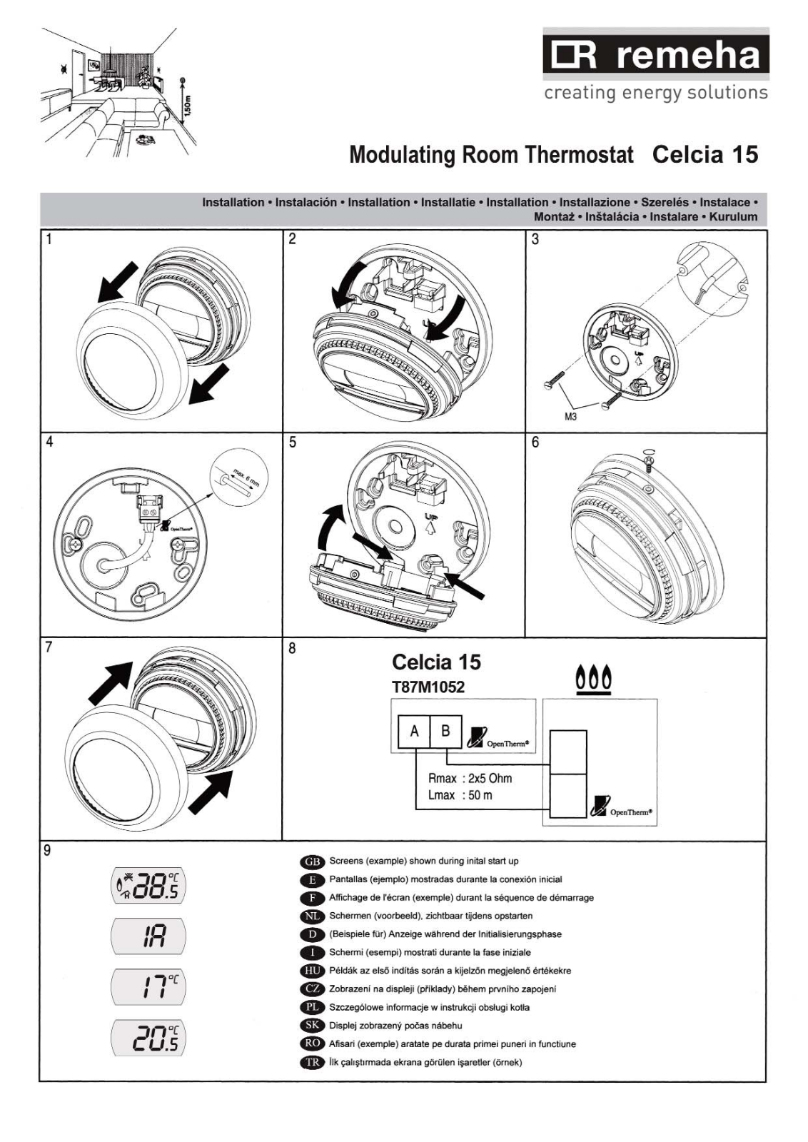 Remeha Celcia 15 User Manual