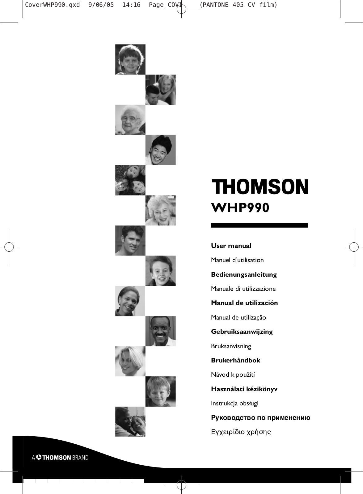 THOMSON WHP-990 User Manual