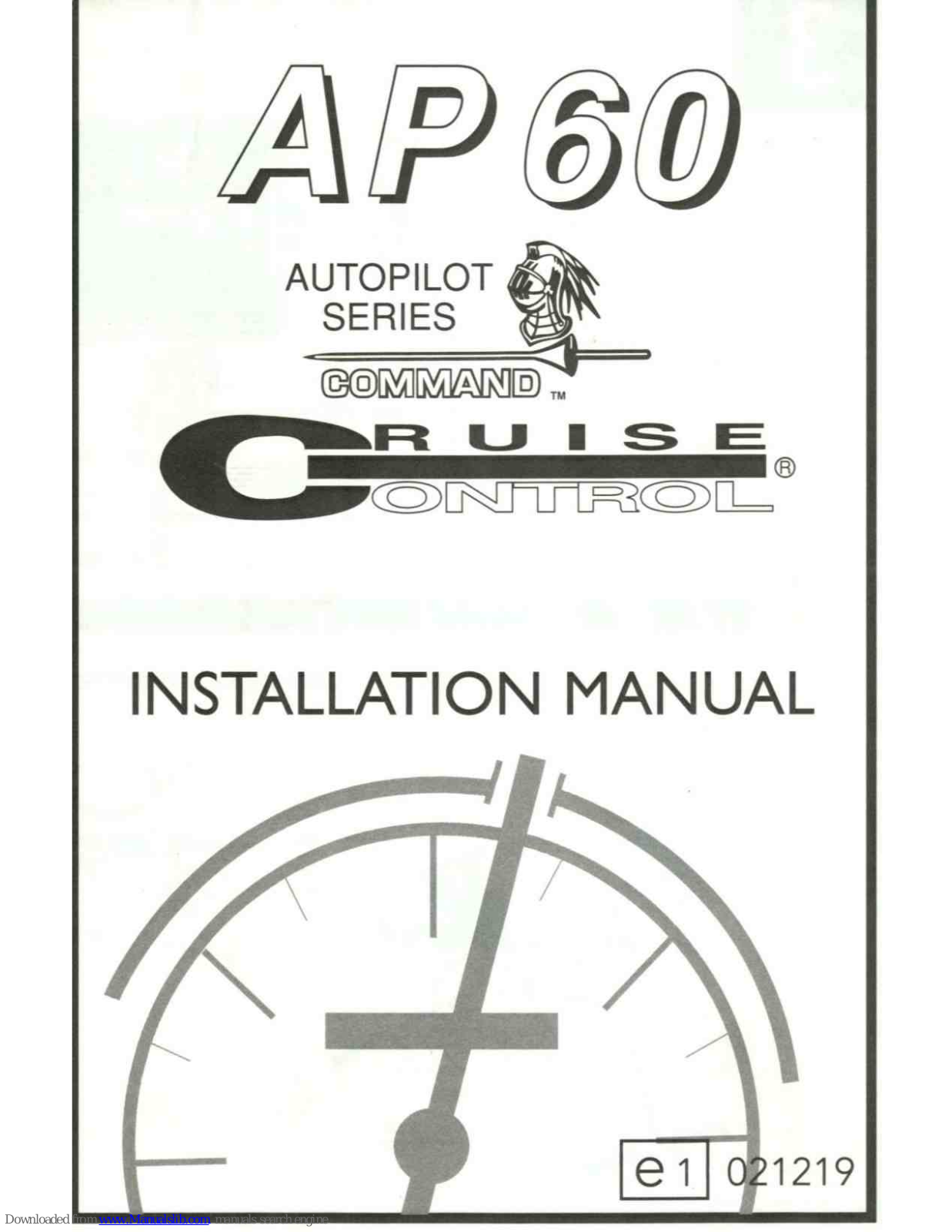 Command AP 60 Installation Manual