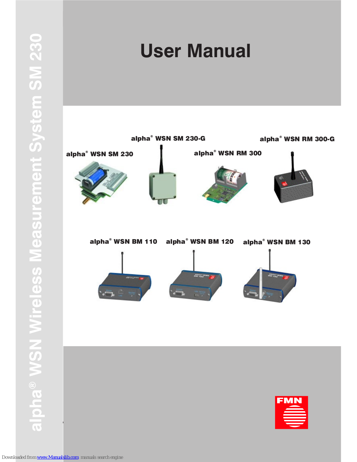 FNM alpha SM 230 User Manual - ManualMachine.com