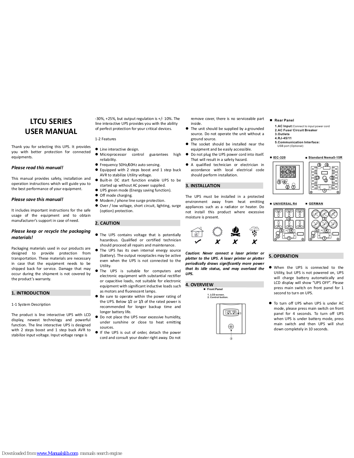 Longtime LTCU User Manual - ManualMachine.com