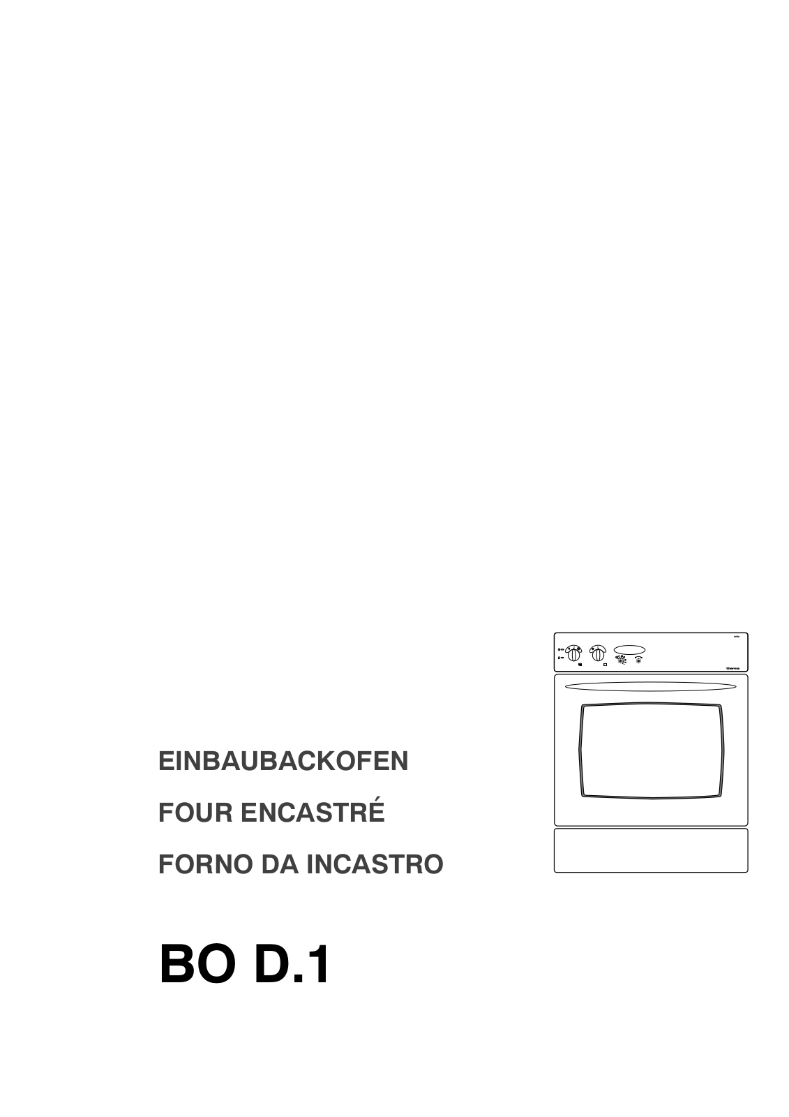 THERMA BO D.1 User Manual