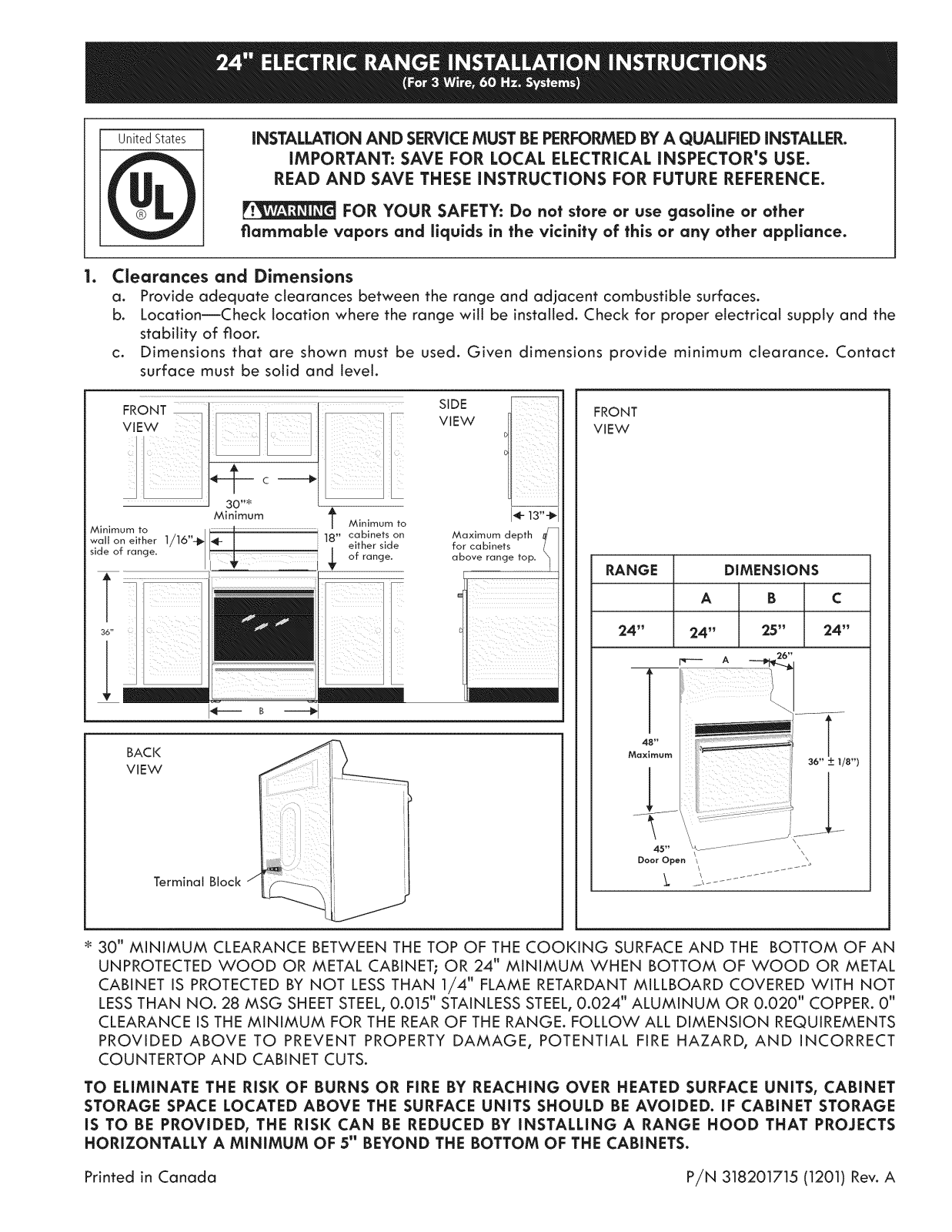 Kenmore 79090102207, 79090153408, 79090152307, 79090152308, 79090102206 Installation Guide - ManualMachine.com