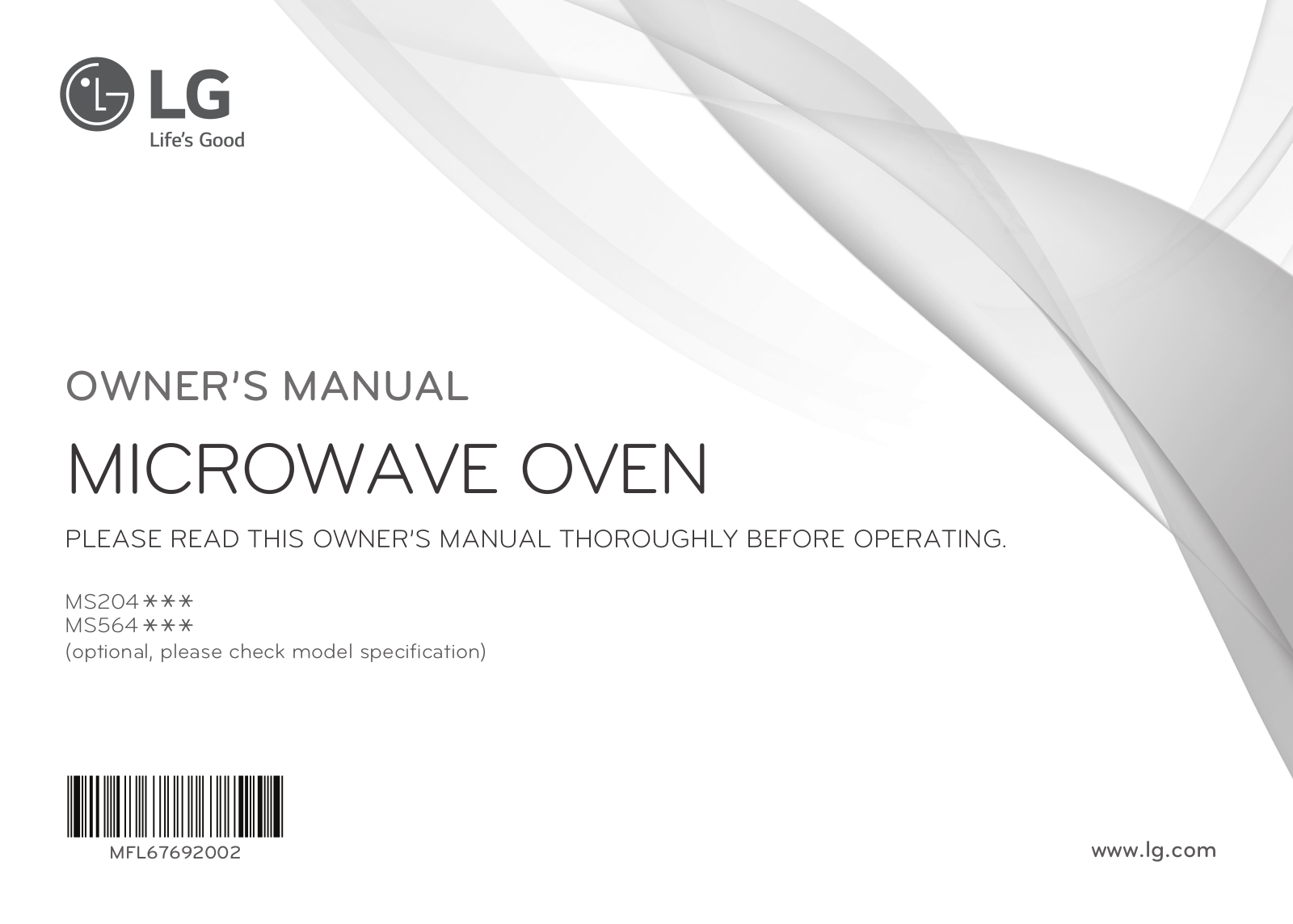 LG MS5642XM Owner’s Manual